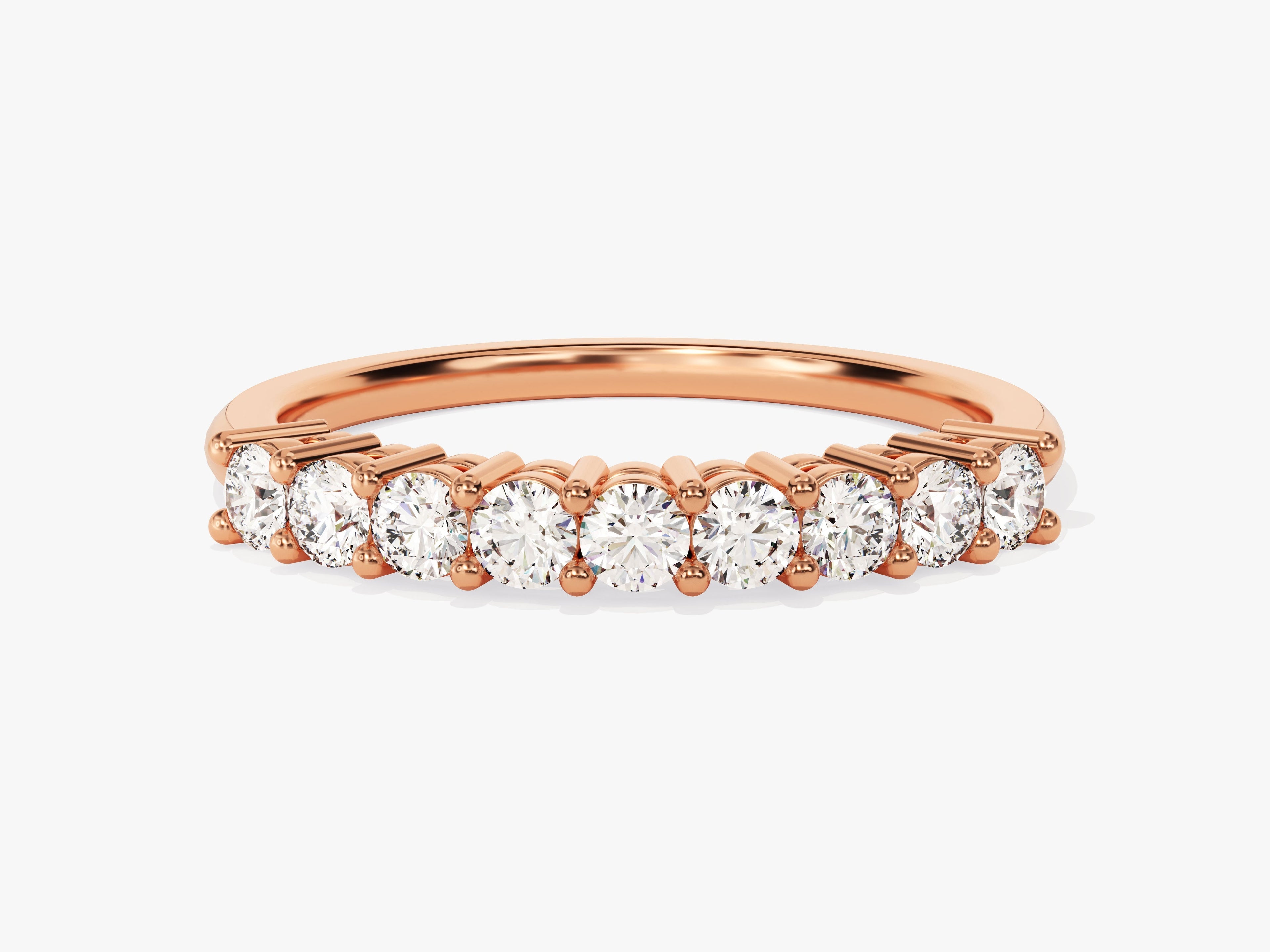 Classic Nine Stone Anniversary Band (0.45 CT TW)
