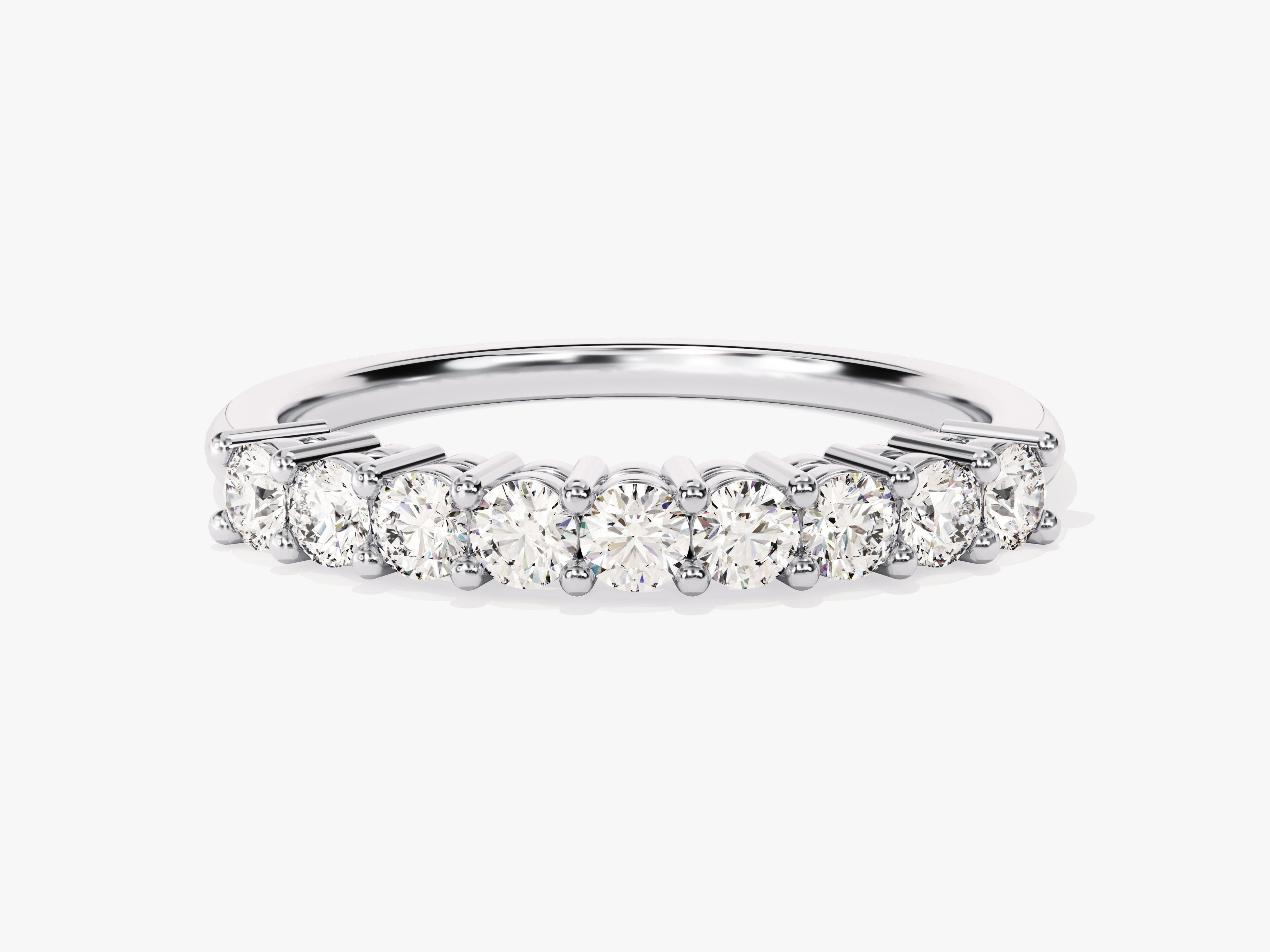 Classic Nine Stone Anniversary Band (0.45 CT TW)