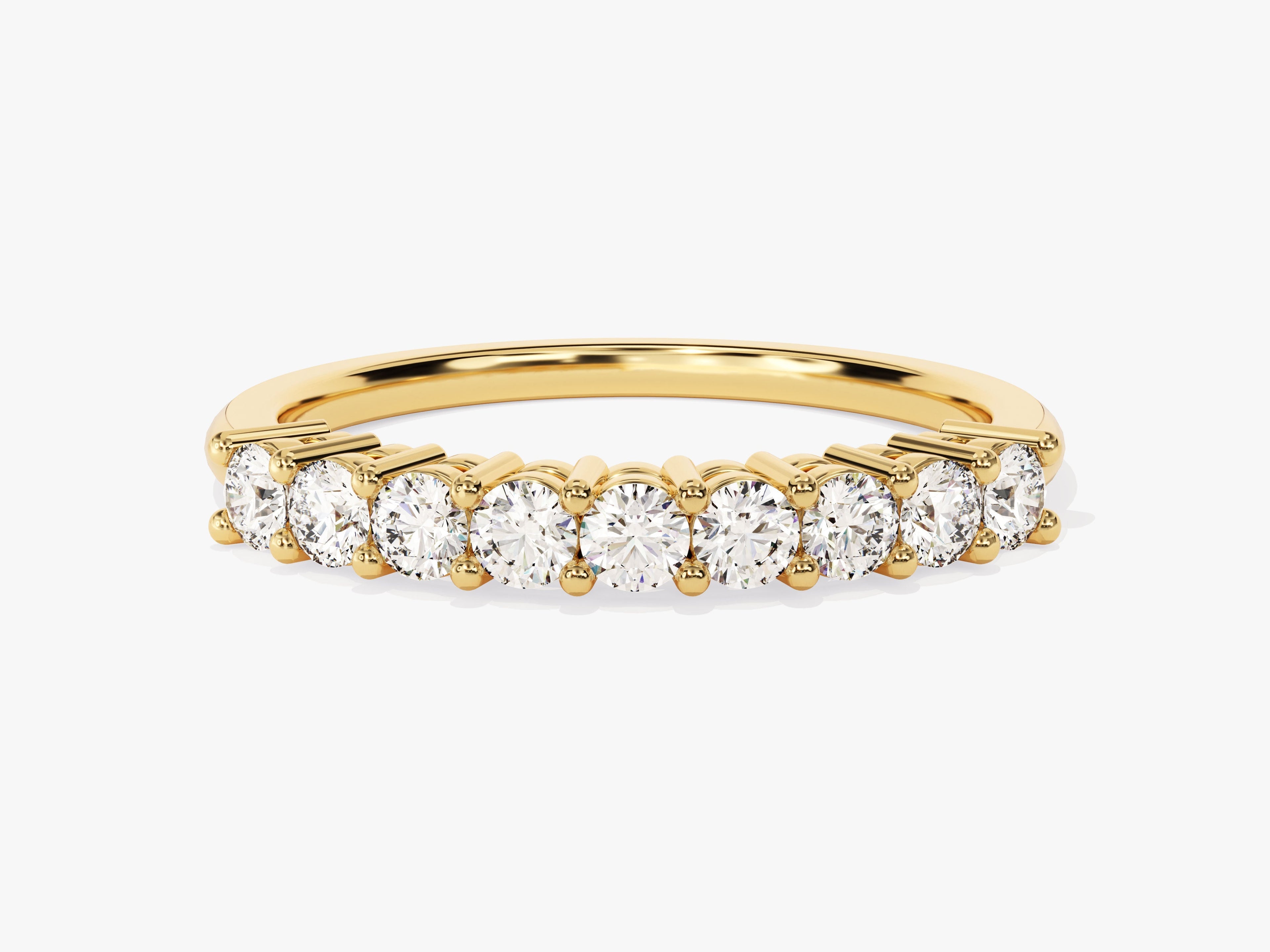 Classic Nine Stone Anniversary Band (0.45 CT TW)