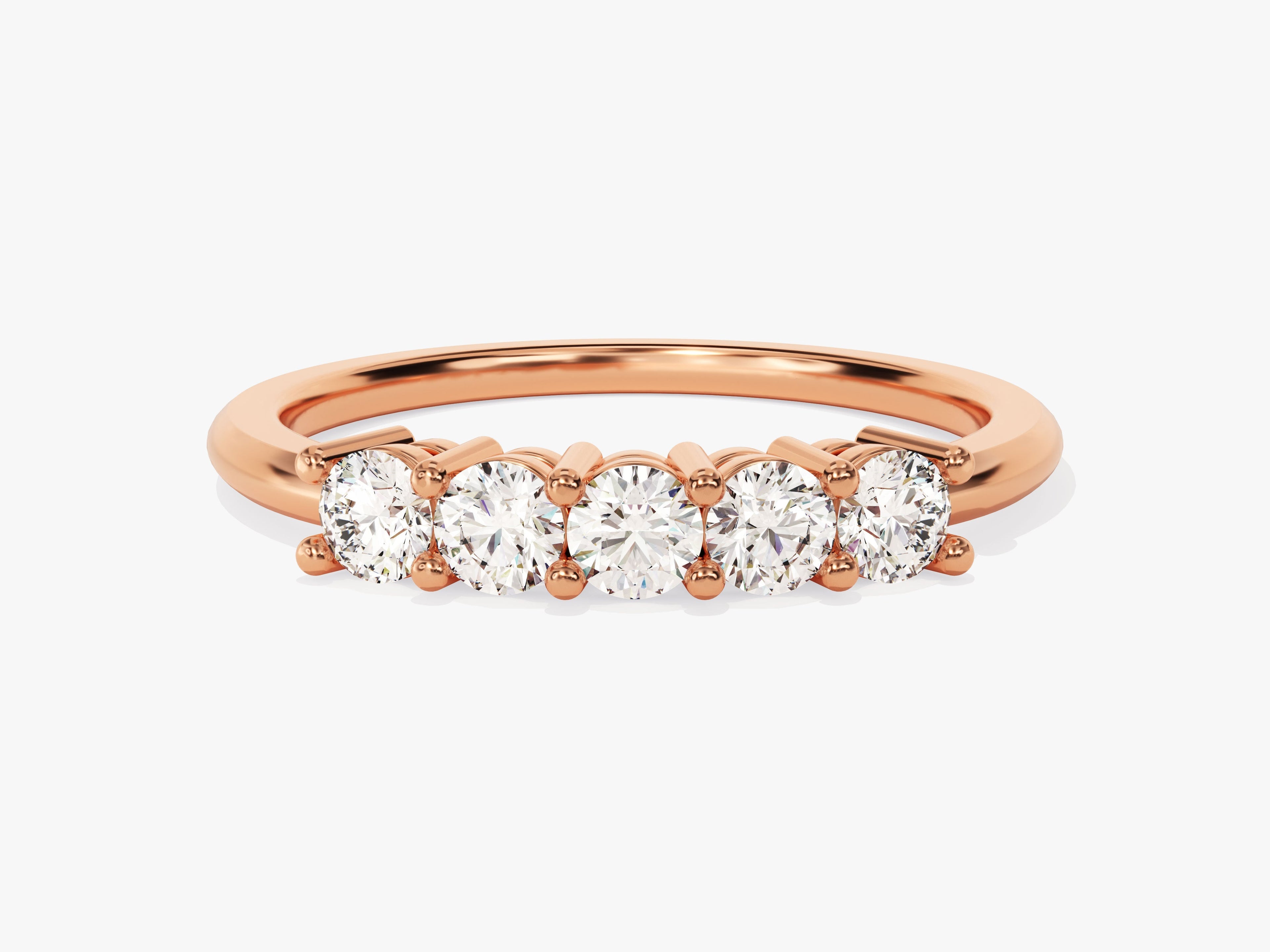 Classic Five Stone Anniversary Band (0.50 CT TW)