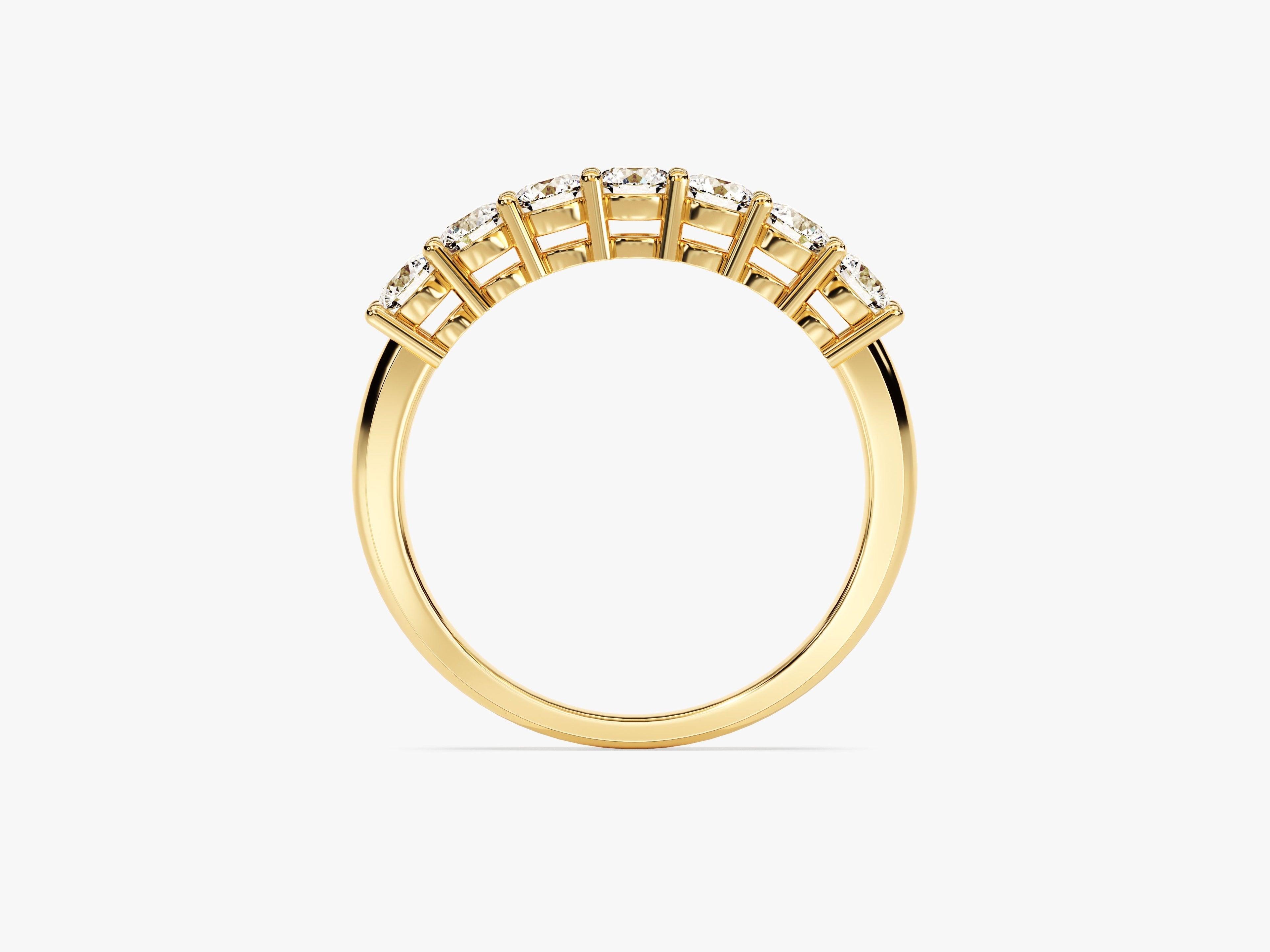 Classic Seven Stone Anniversary Band (0.70 CT TW)