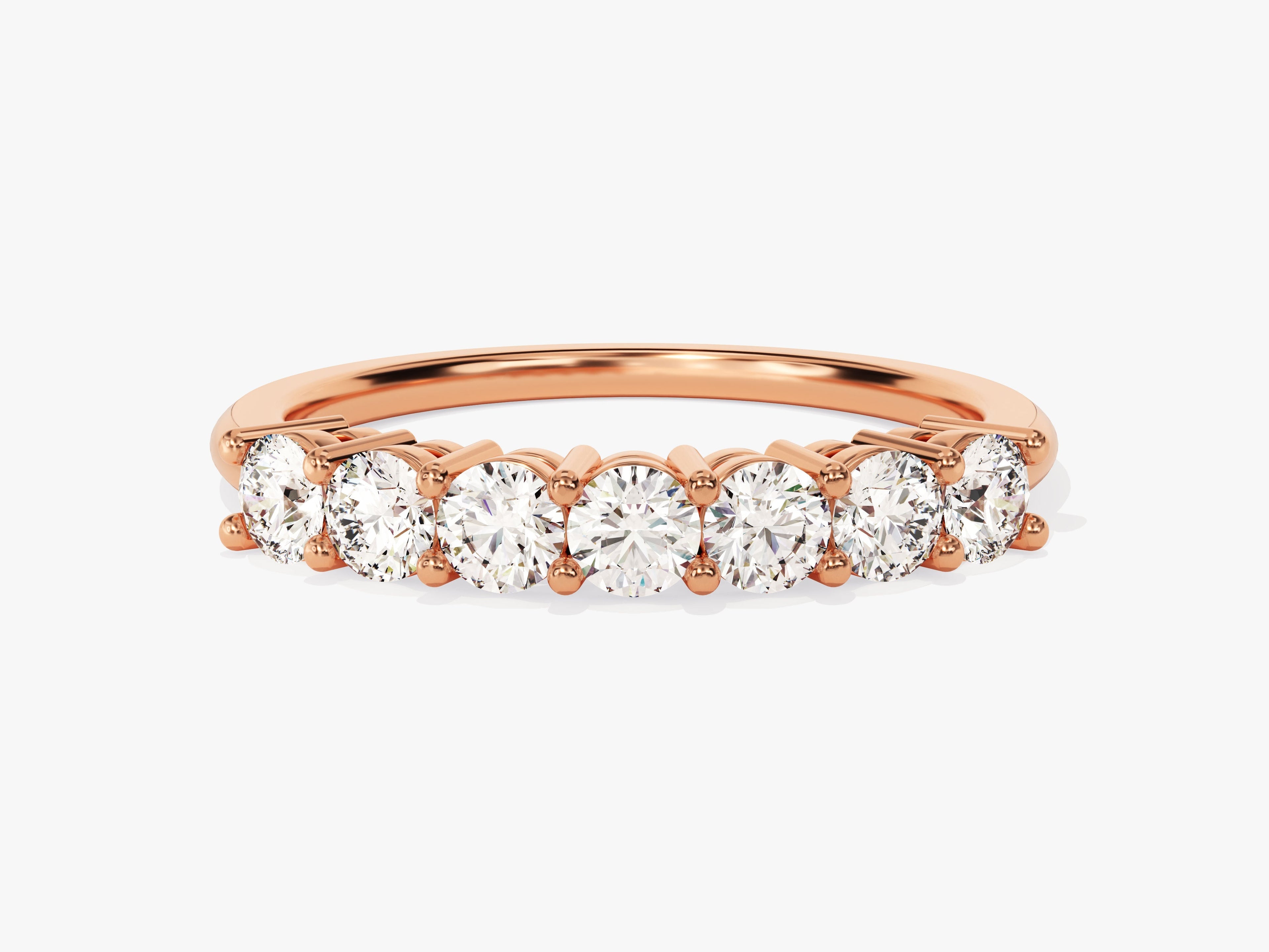 Classic Seven Stone Anniversary Band (0.70 CT TW)