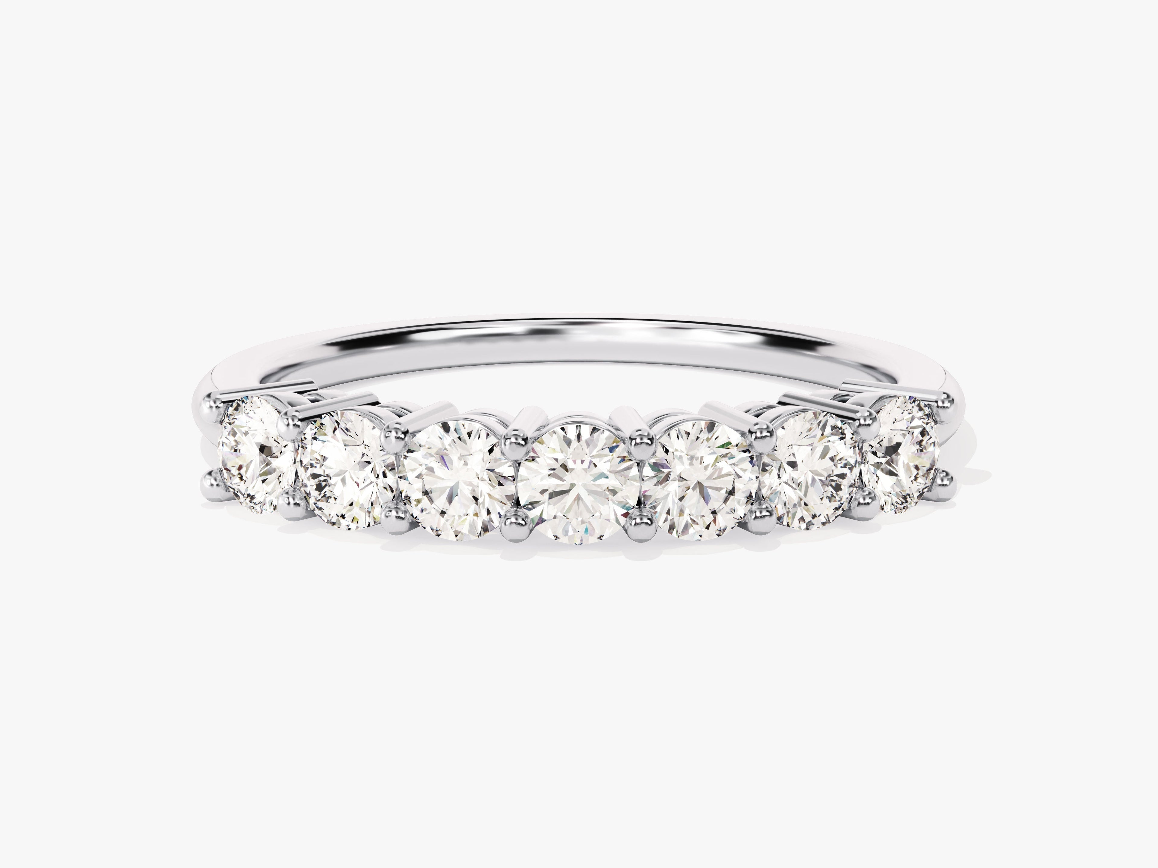 Classic Seven Stone Anniversary Band (0.70 CT TW)