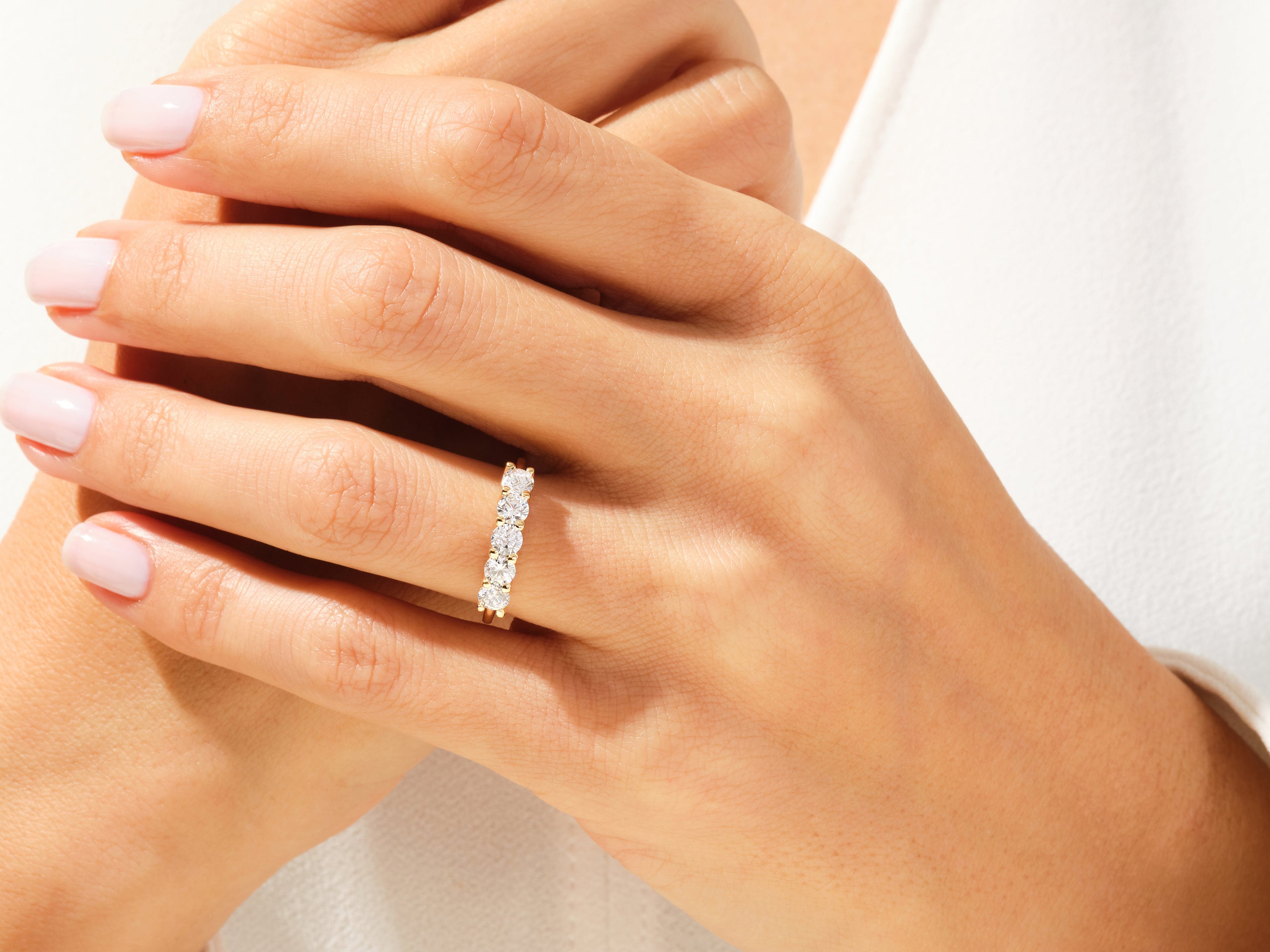 Classic Five Stone Anniversary Band (1.00 CT TW)