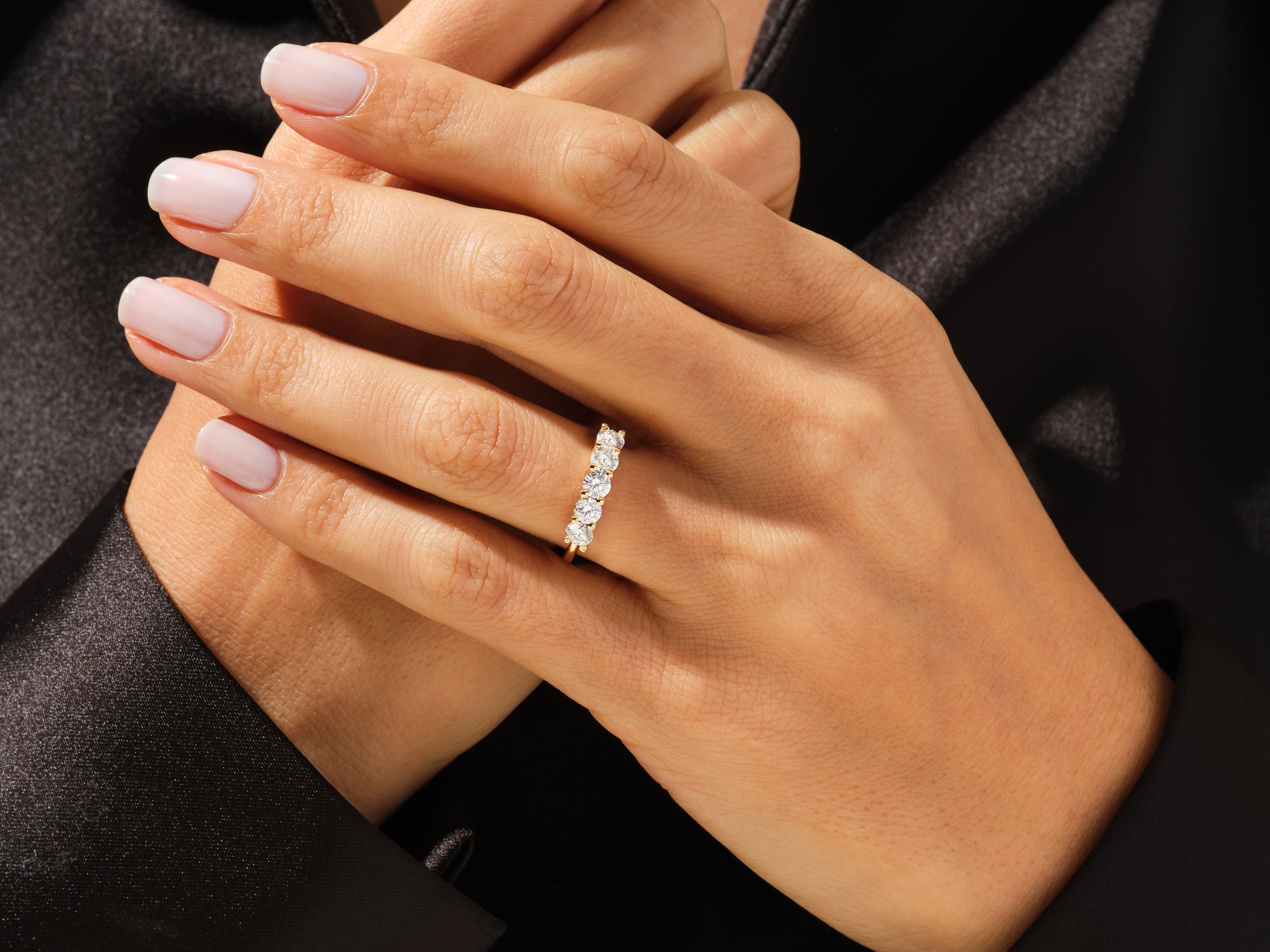 Classic Five Stone Anniversary Band (1.00 CT TW)