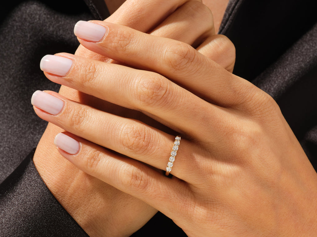 Seven Stone Trellis Anniversary Band (0.35 CT TW)