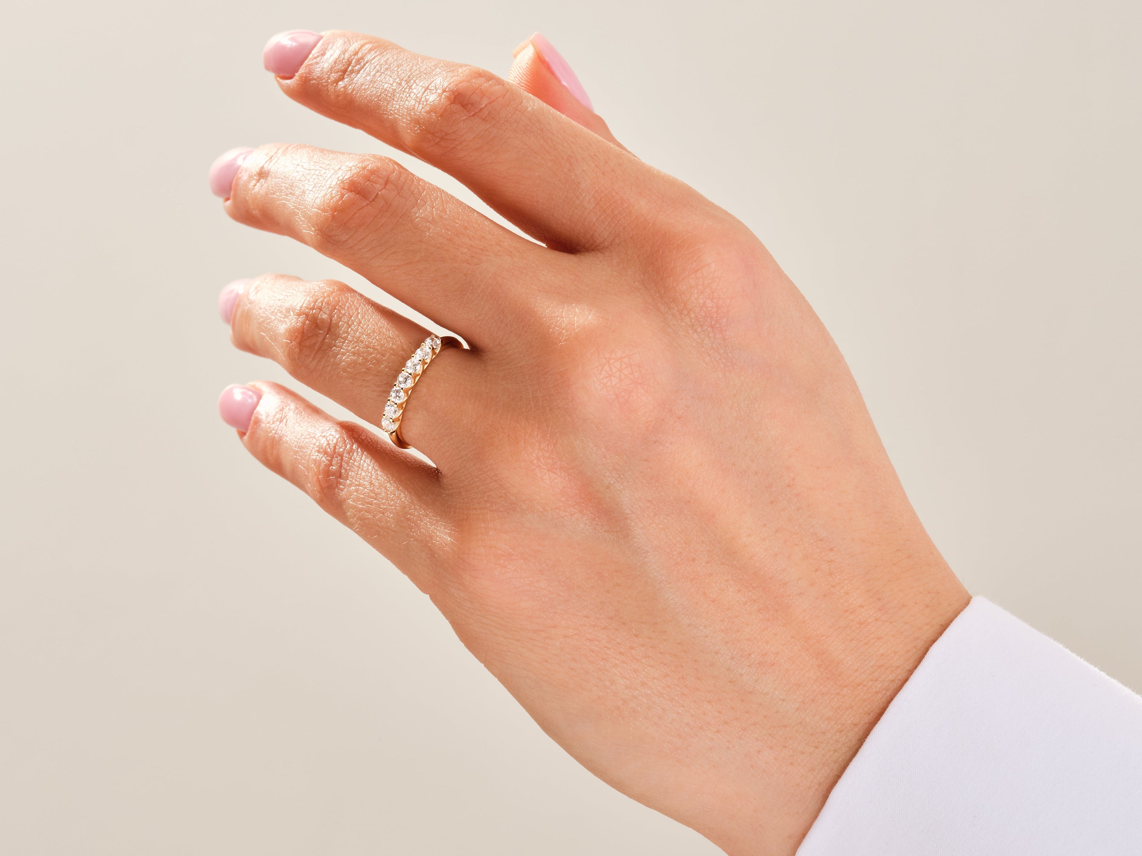 Seven Stone Trellis Anniversary Band (0.35 CT TW)