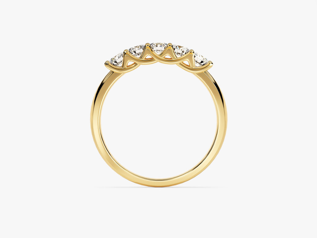 Five Stone Trellis Anniversary Band (0.50 CT TW)