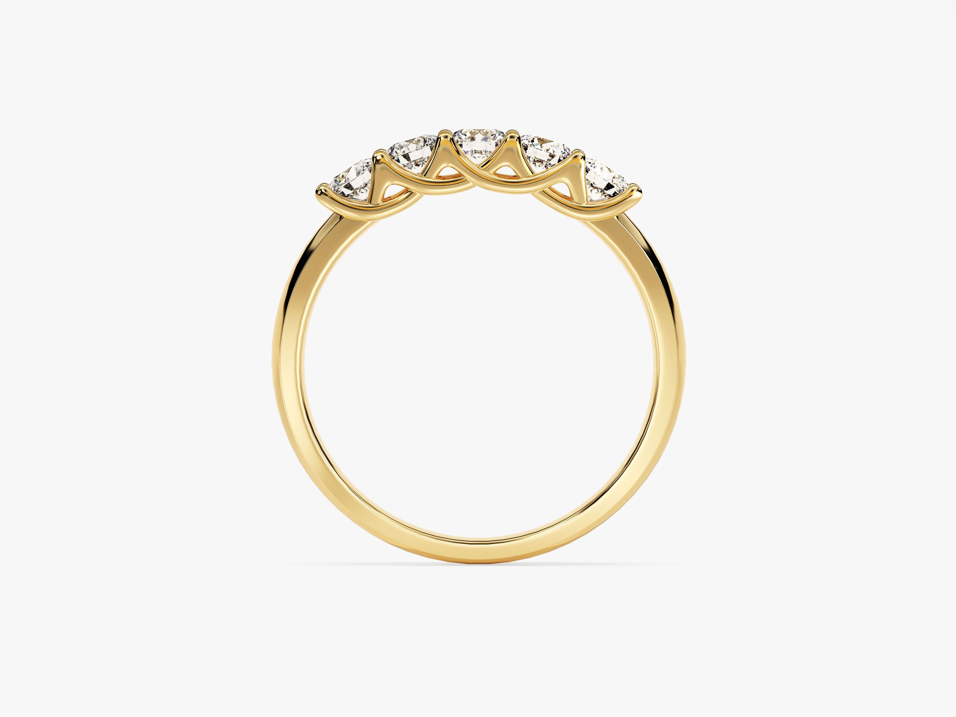 Five Stone Trellis Anniversary Band (0.50 CT TW)