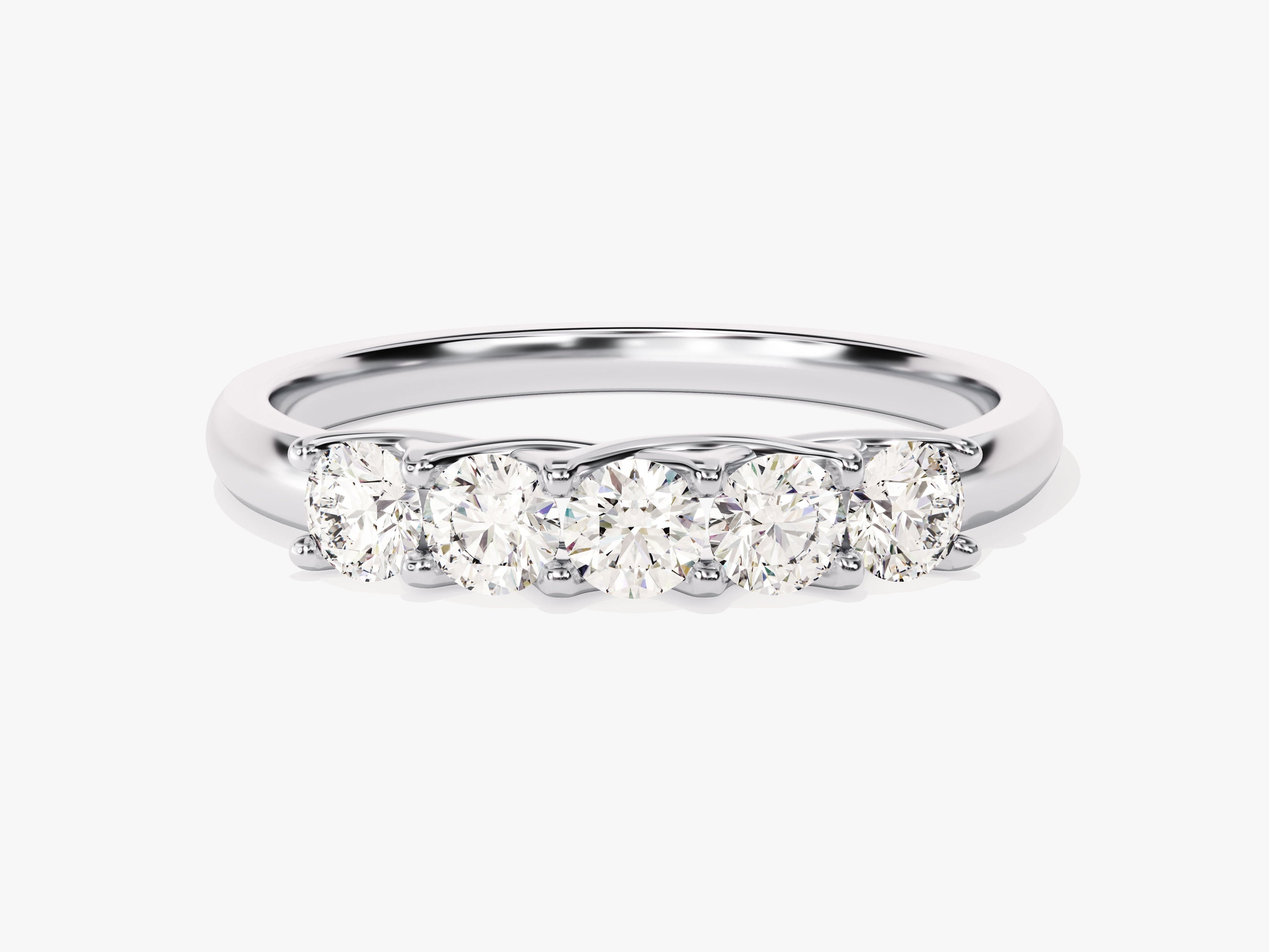 Five Stone Trellis Anniversary Band (0.50 CT TW)