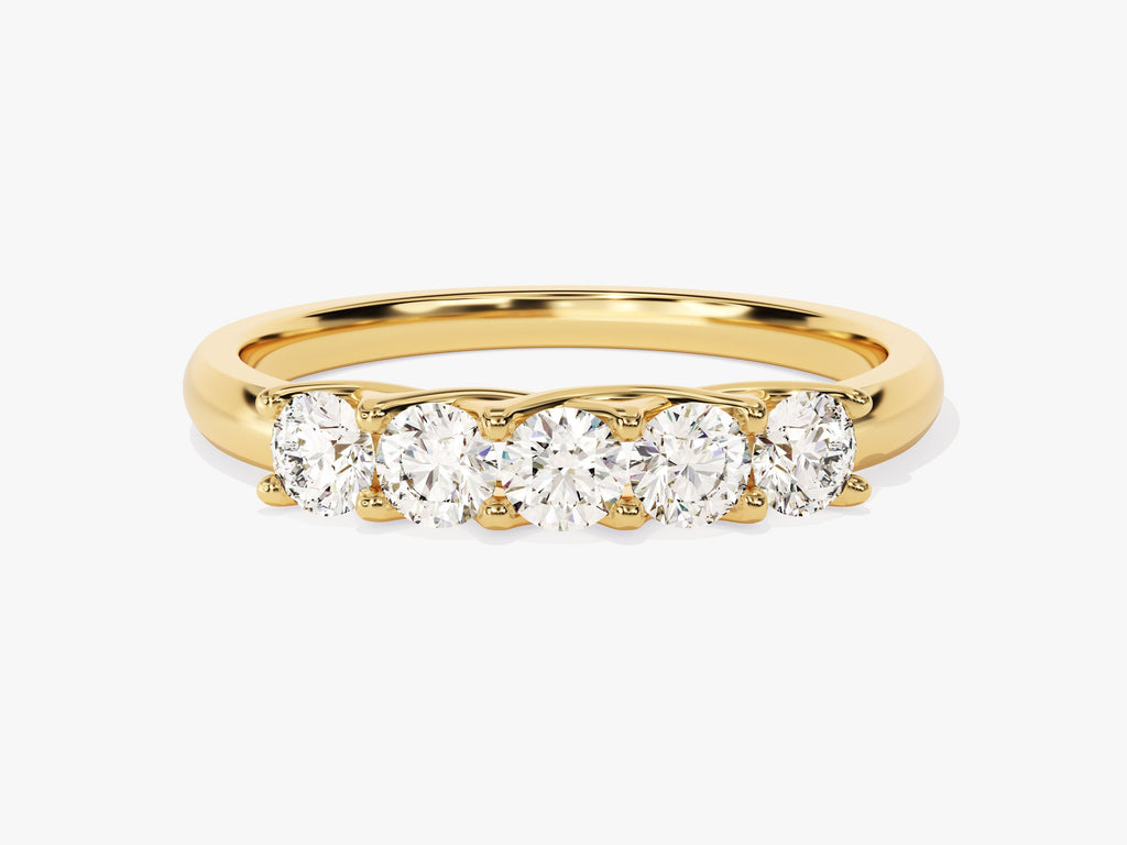 Five Stone Trellis Anniversary Band (0.50 CT TW)