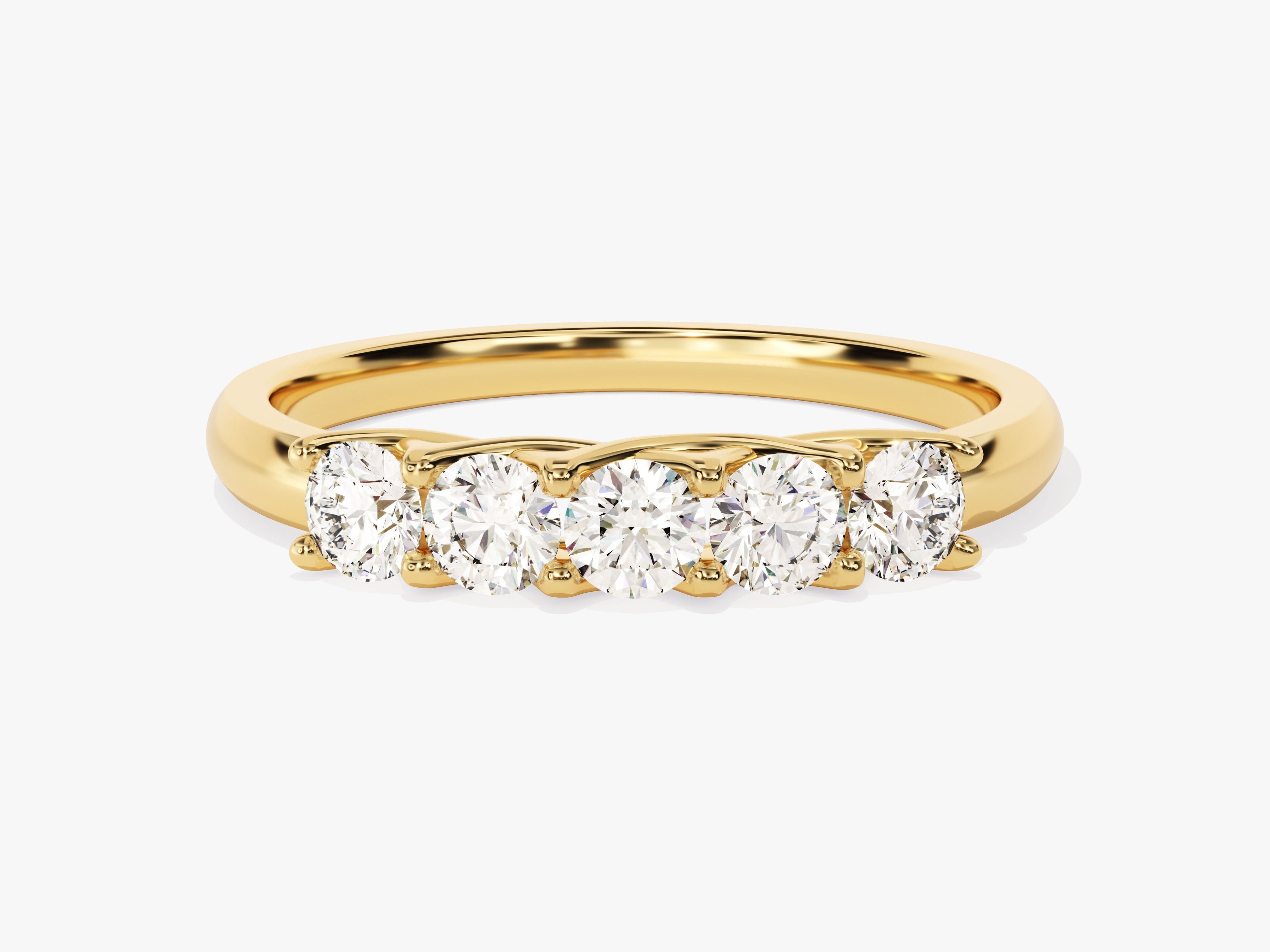 Five Stone Trellis Anniversary Band (0.50 CT TW)
