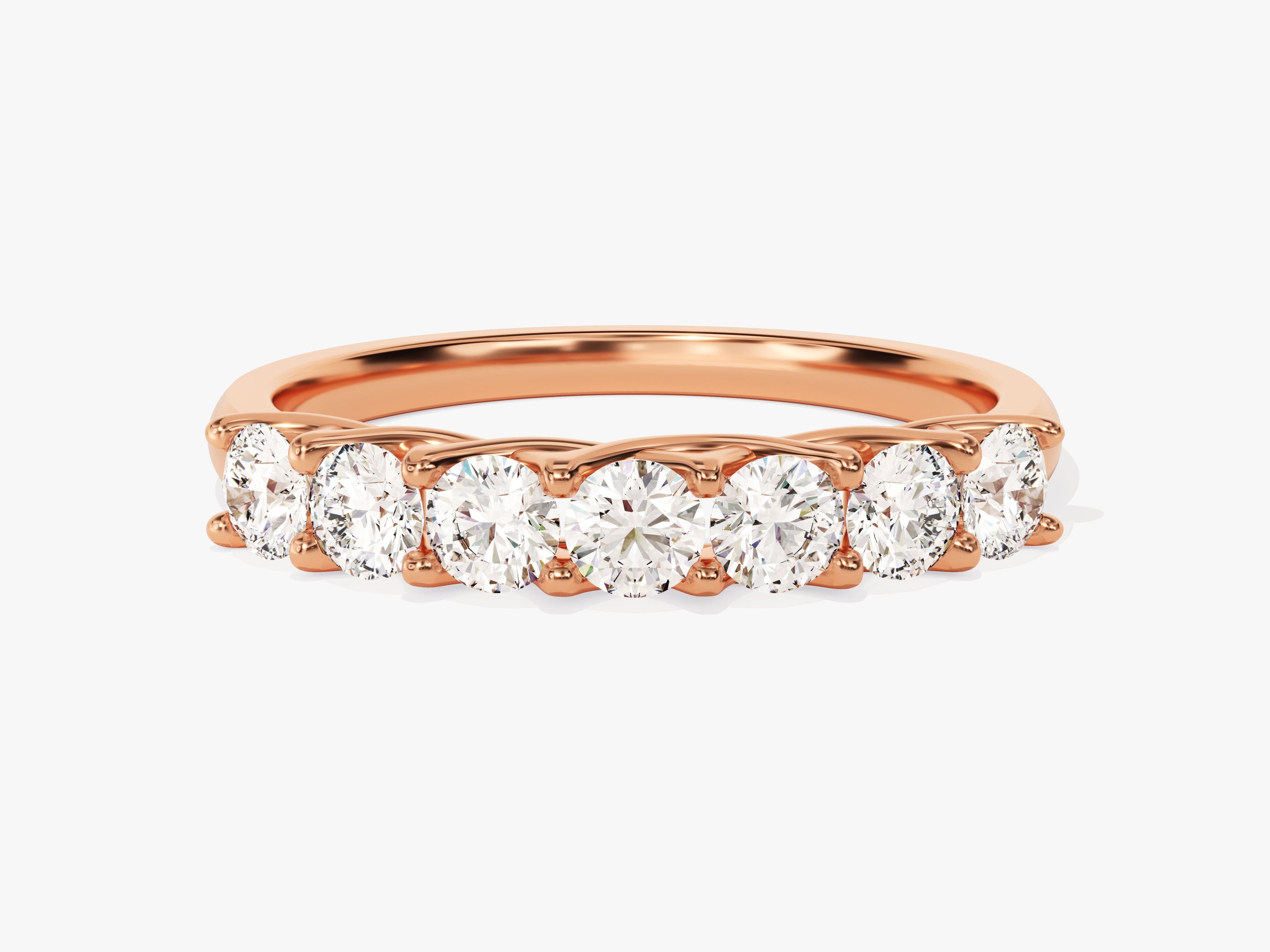 Seven Stone Trellis Anniversary Band (0.70 CT TW)