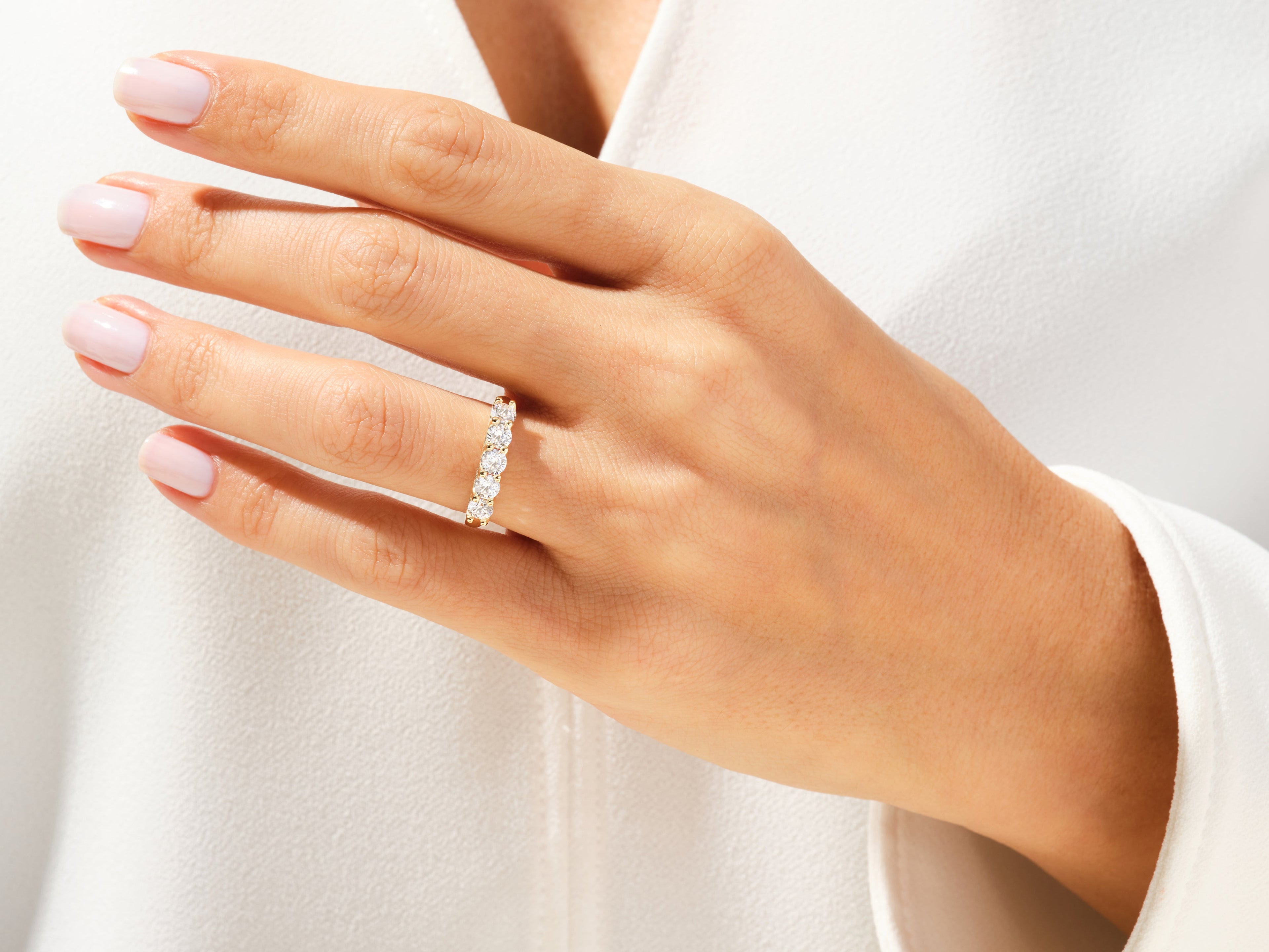 Five Stone Trellis Anniversary Band (1.00 CT TW)
