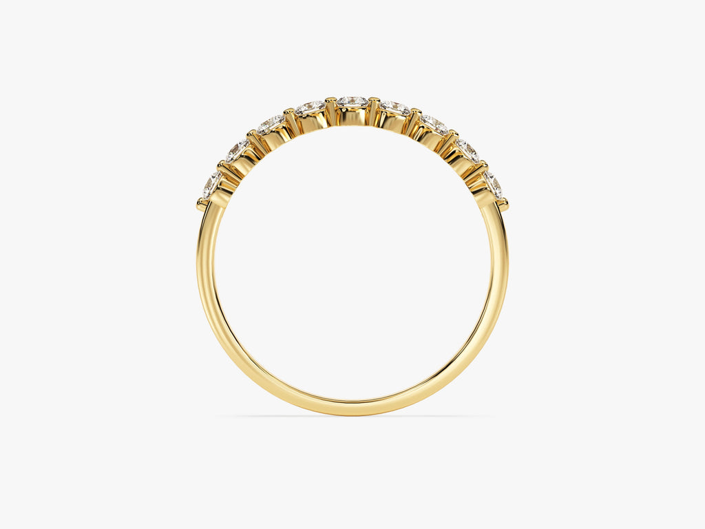 Floating Nine Stone Anniversary Band (0.45 CT TW)