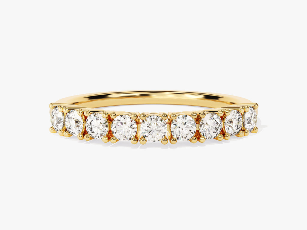 Nine Stone Basket Anniversary Band (0.45 CT TW)