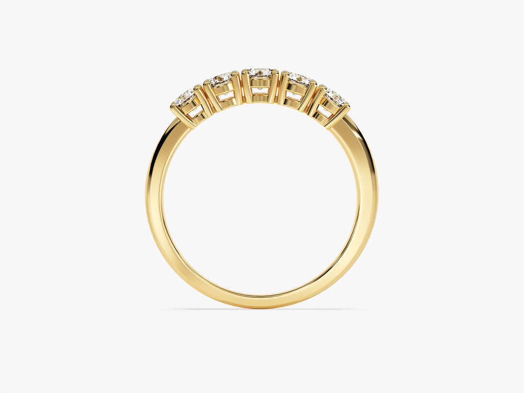 Five Stone Basket Anniversary Band (0.50 CT TW)