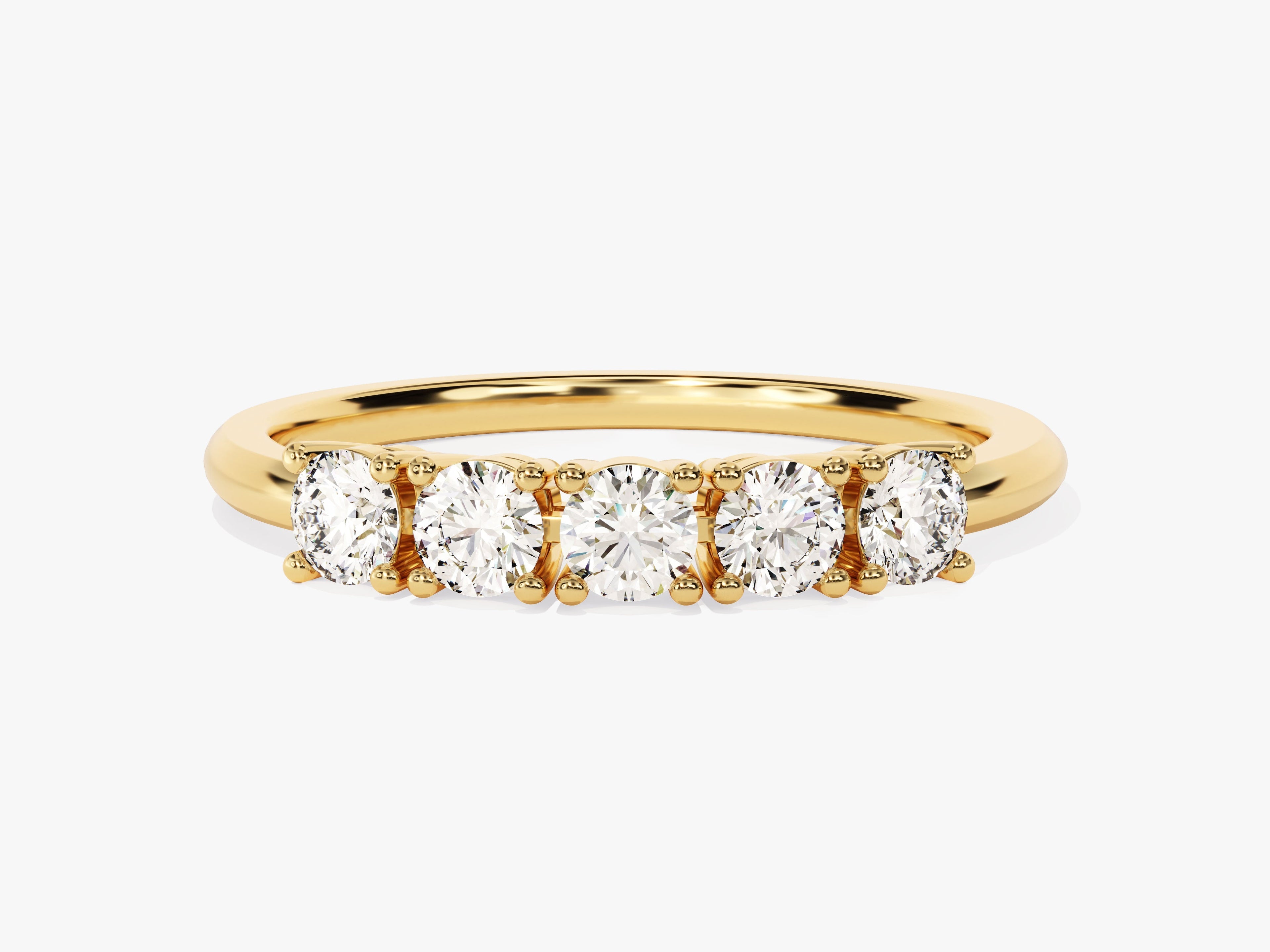 Five Stone Basket Anniversary Band (0.50 CT TW)