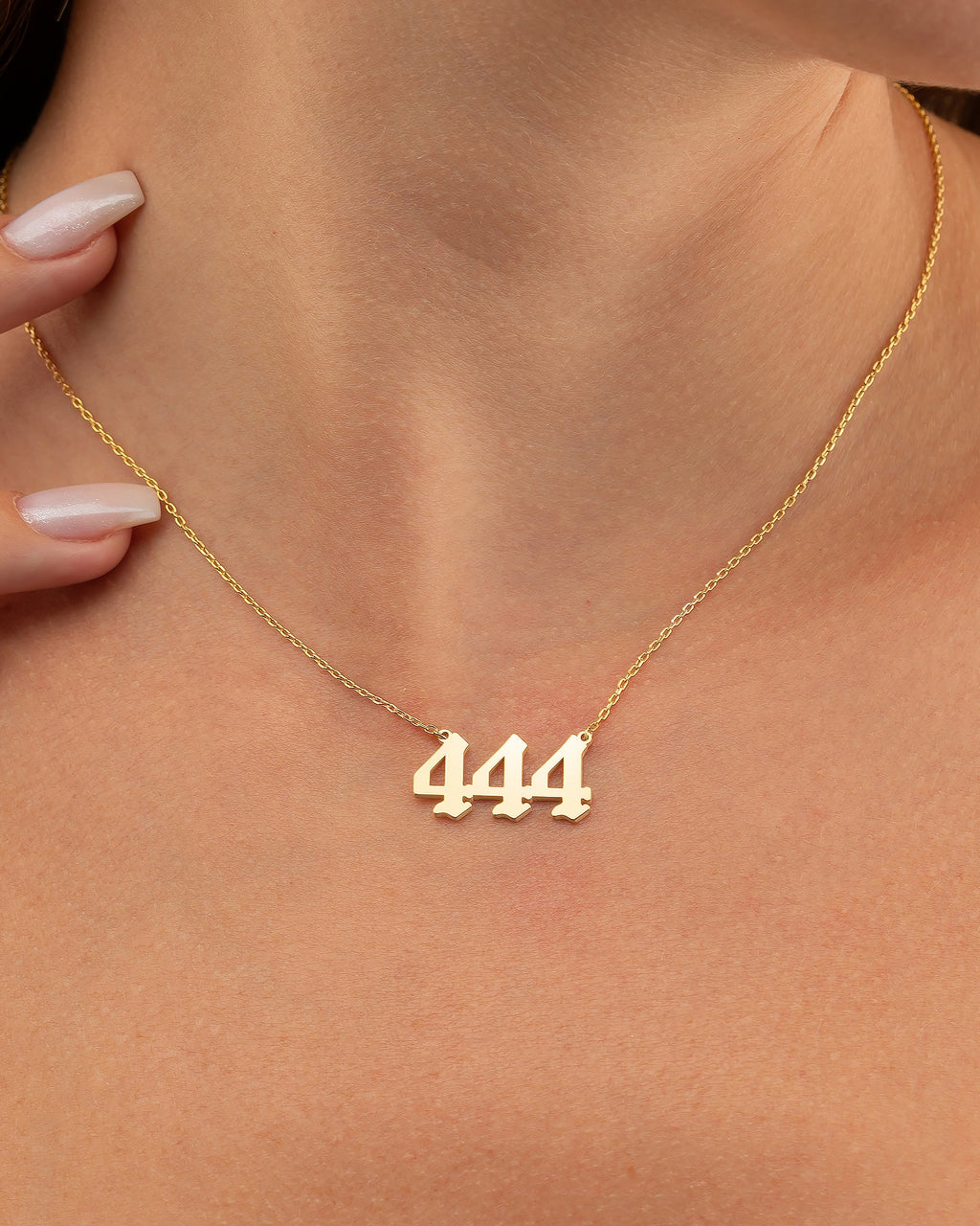 Angel Number Necklace, History Necklace - 925k Sterling Silver