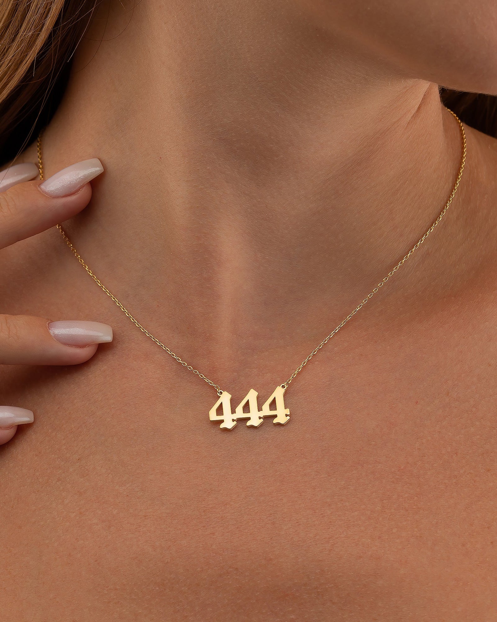 Angel Number Necklace, History Necklace - 925k Sterling Silver