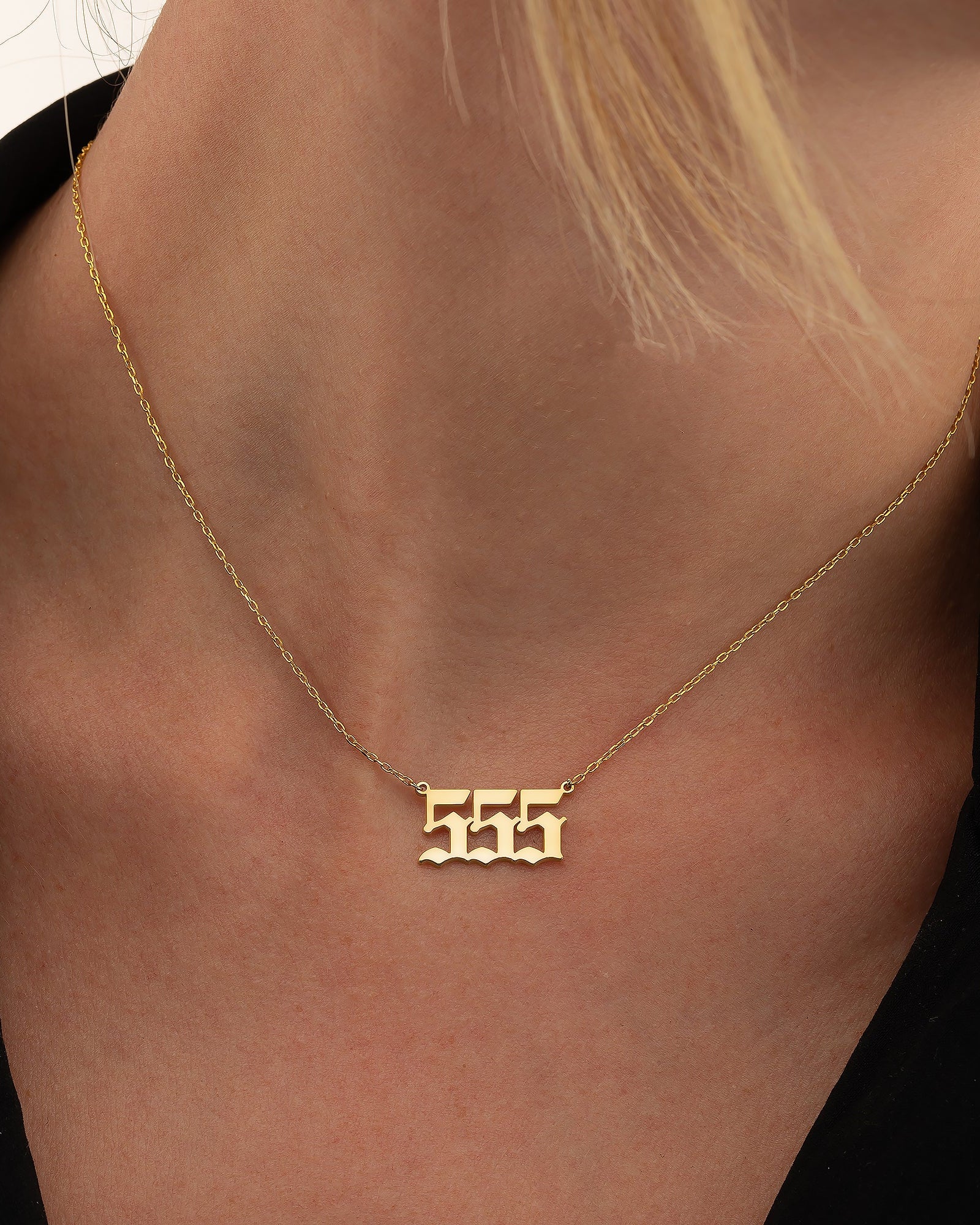 Angel Number Necklace, History Necklace - 925k Sterling Silver