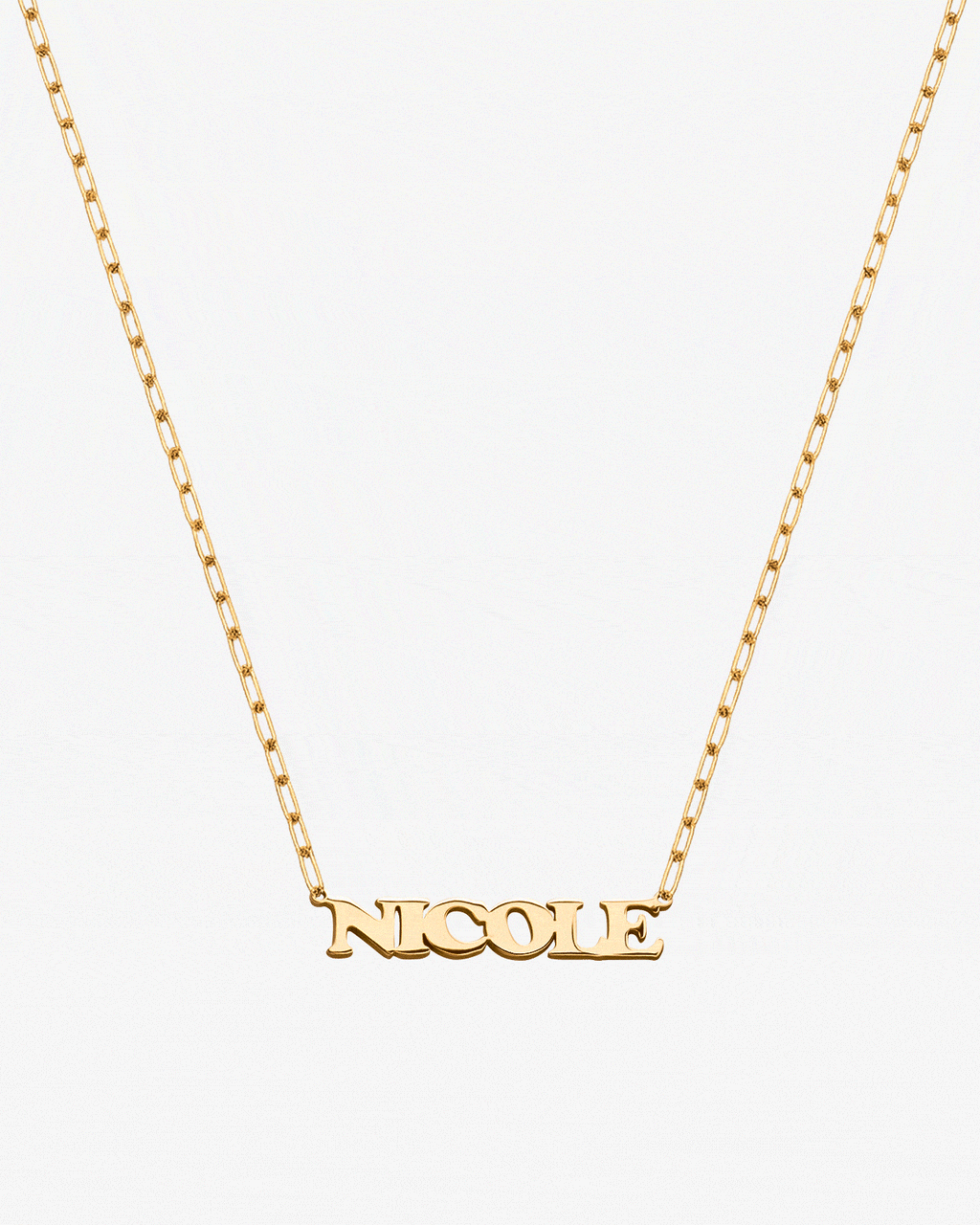 Personalized Script Name Necklace - 18k Gold Vermeil