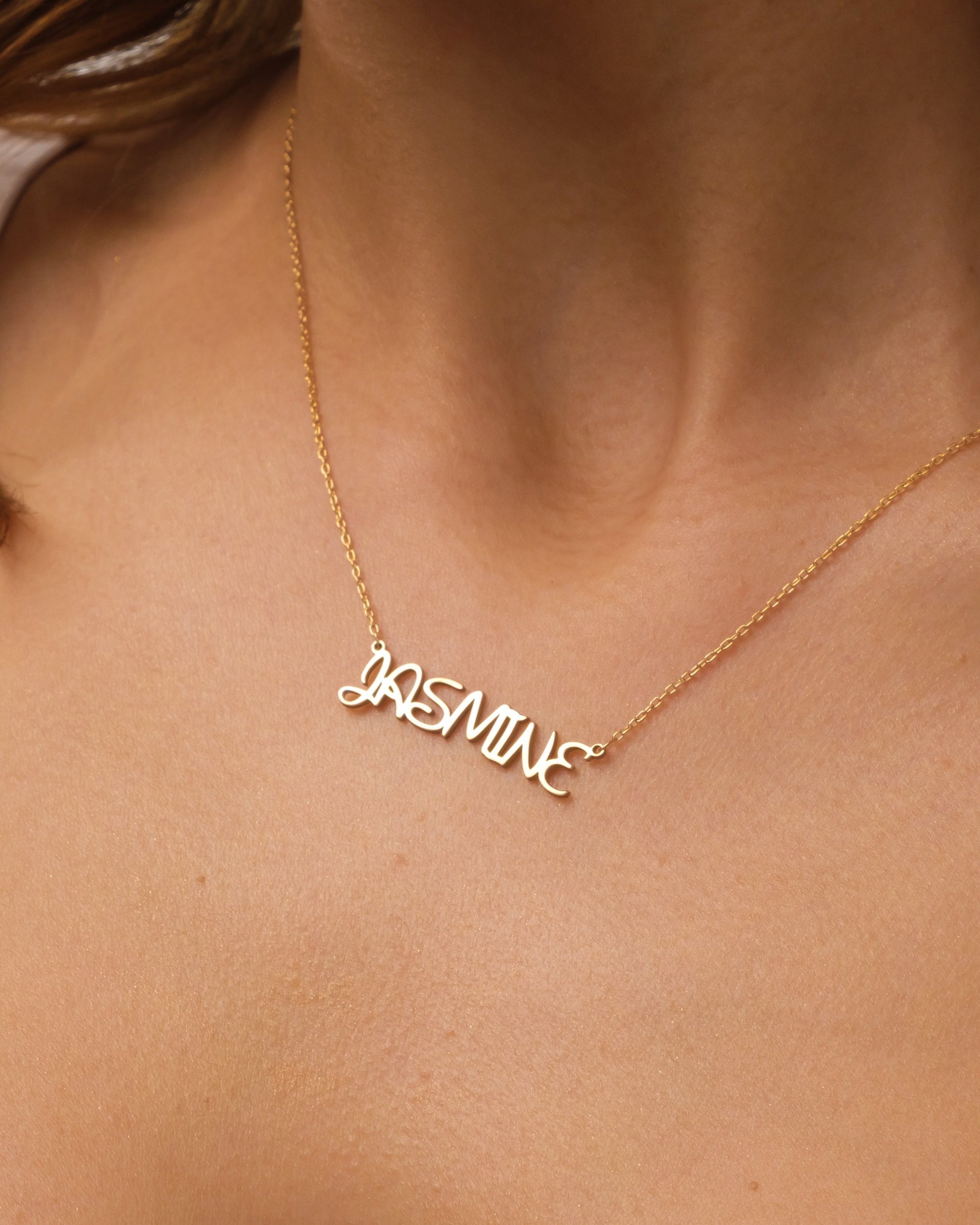 Disney Name Necklace - Custom Letter Jewelry - Personalized Gift for Her - 925k Sterling Silver