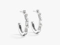 Baguette Hoop Earrings