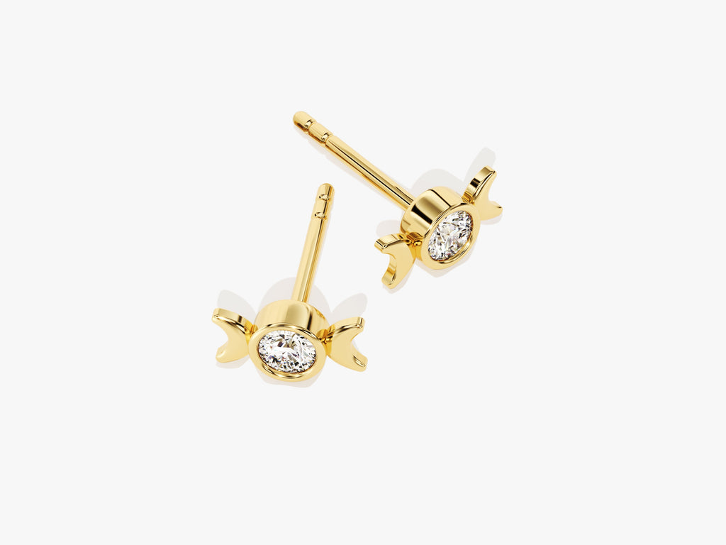 Phases of the Moon Stud Earrings