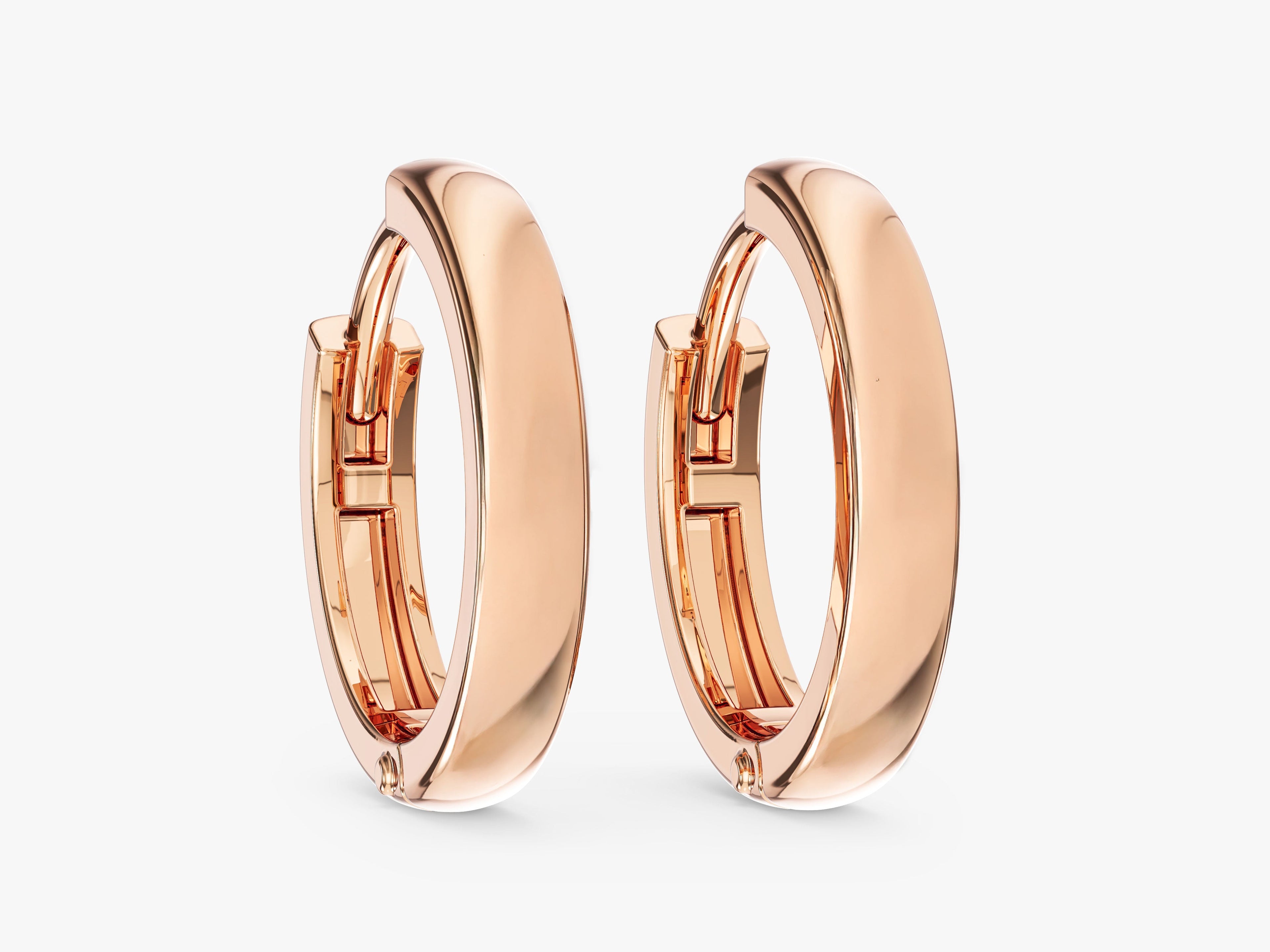 Small Plain Hoop Earrings