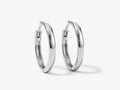 Medium Plain Hoop Earrings