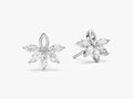 Floral Marquise Stud Earrings