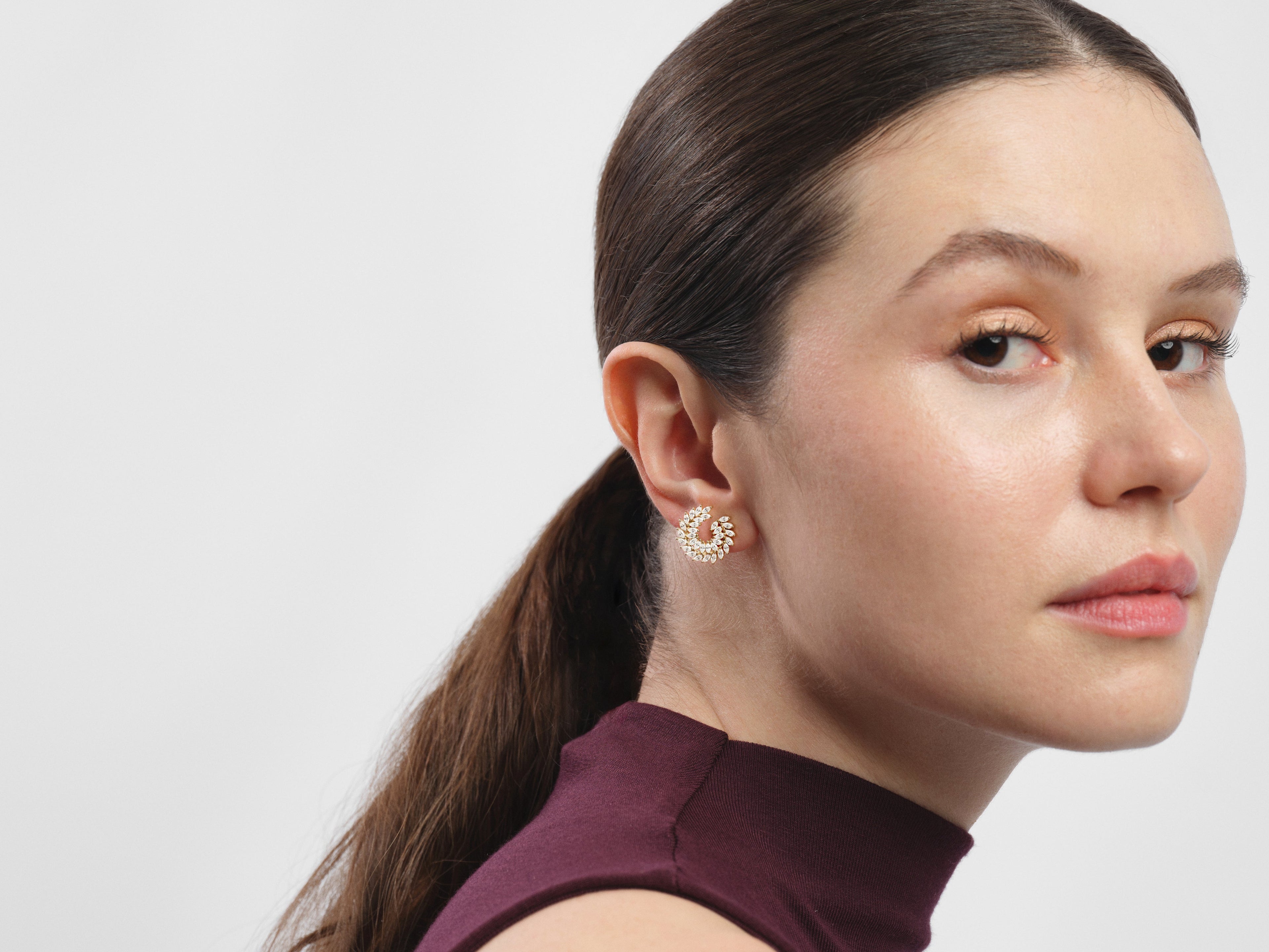 Olive Leaf Earrings