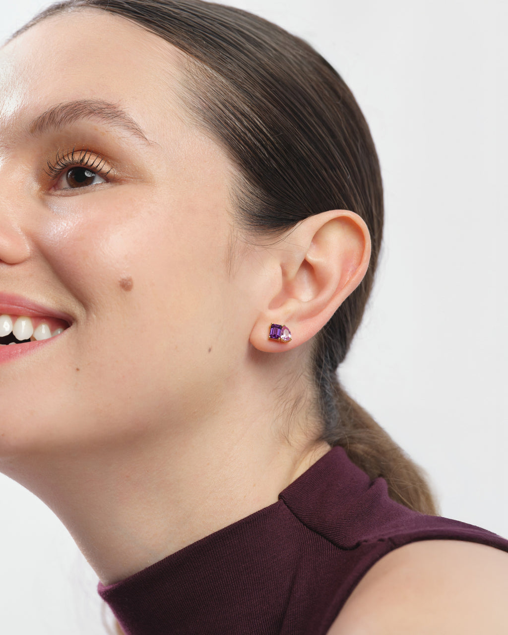 Toi et Moi Birthstone Studs