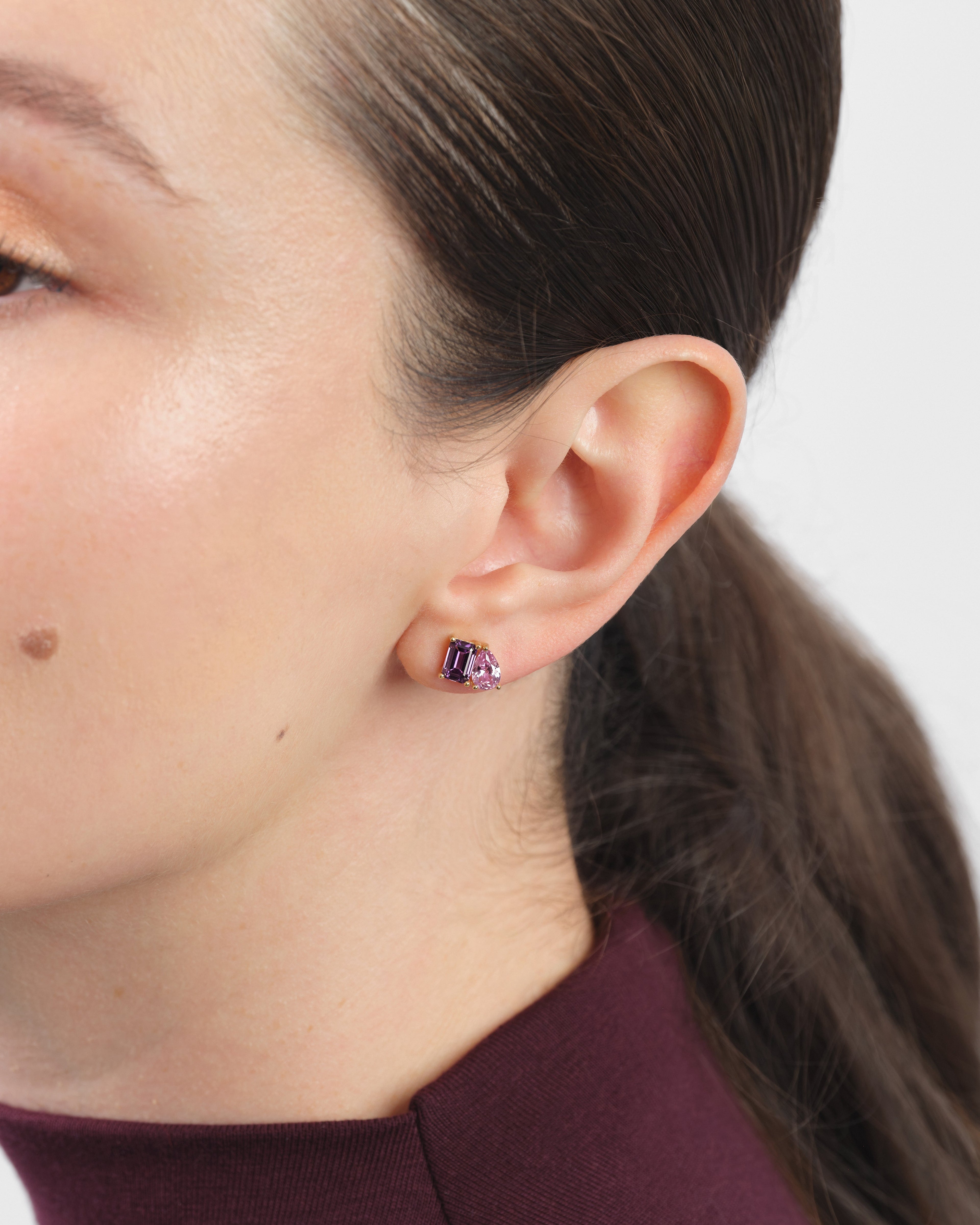 Toi et Moi Birthstone Studs