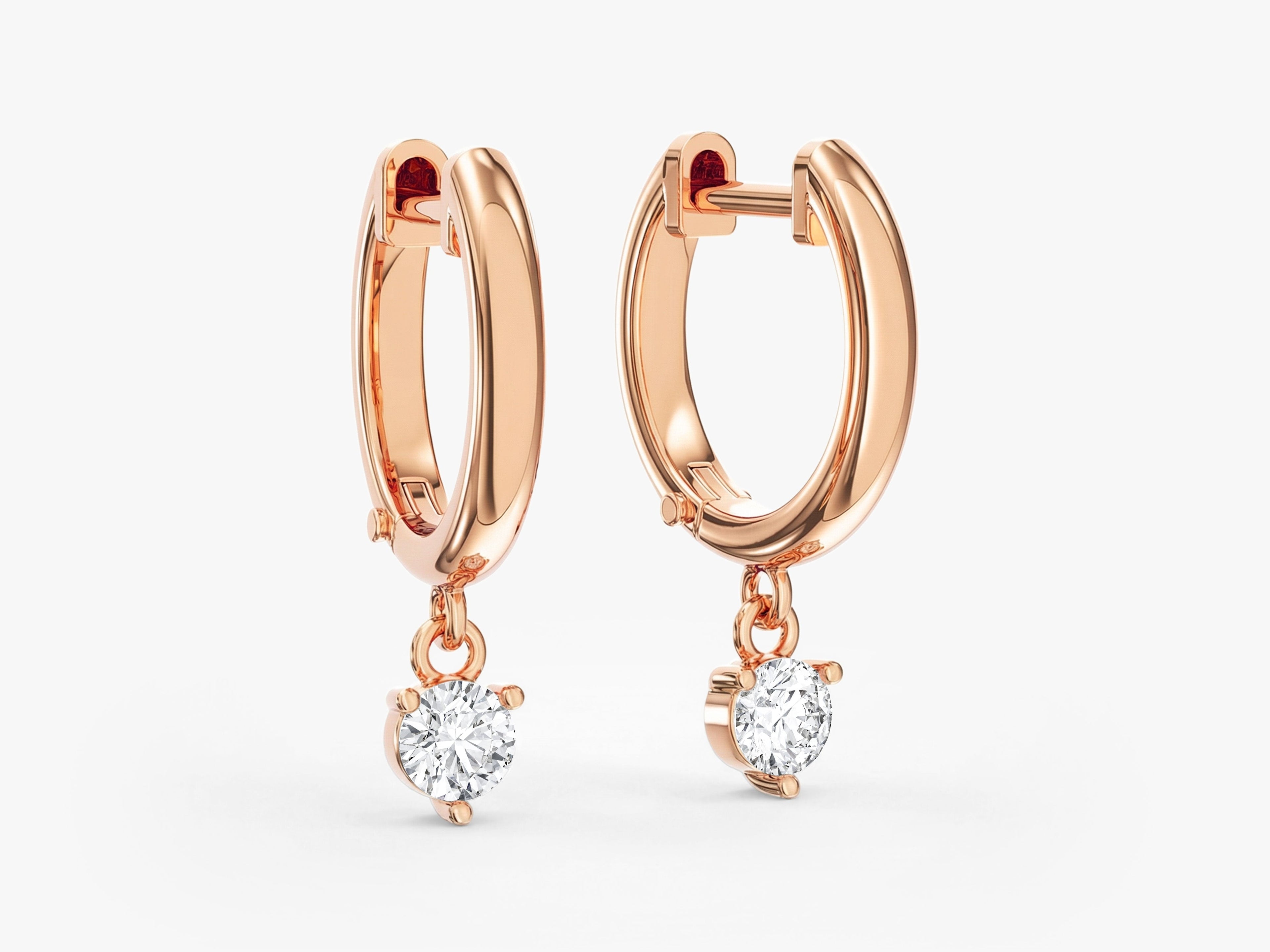 Round Hoop Earrings