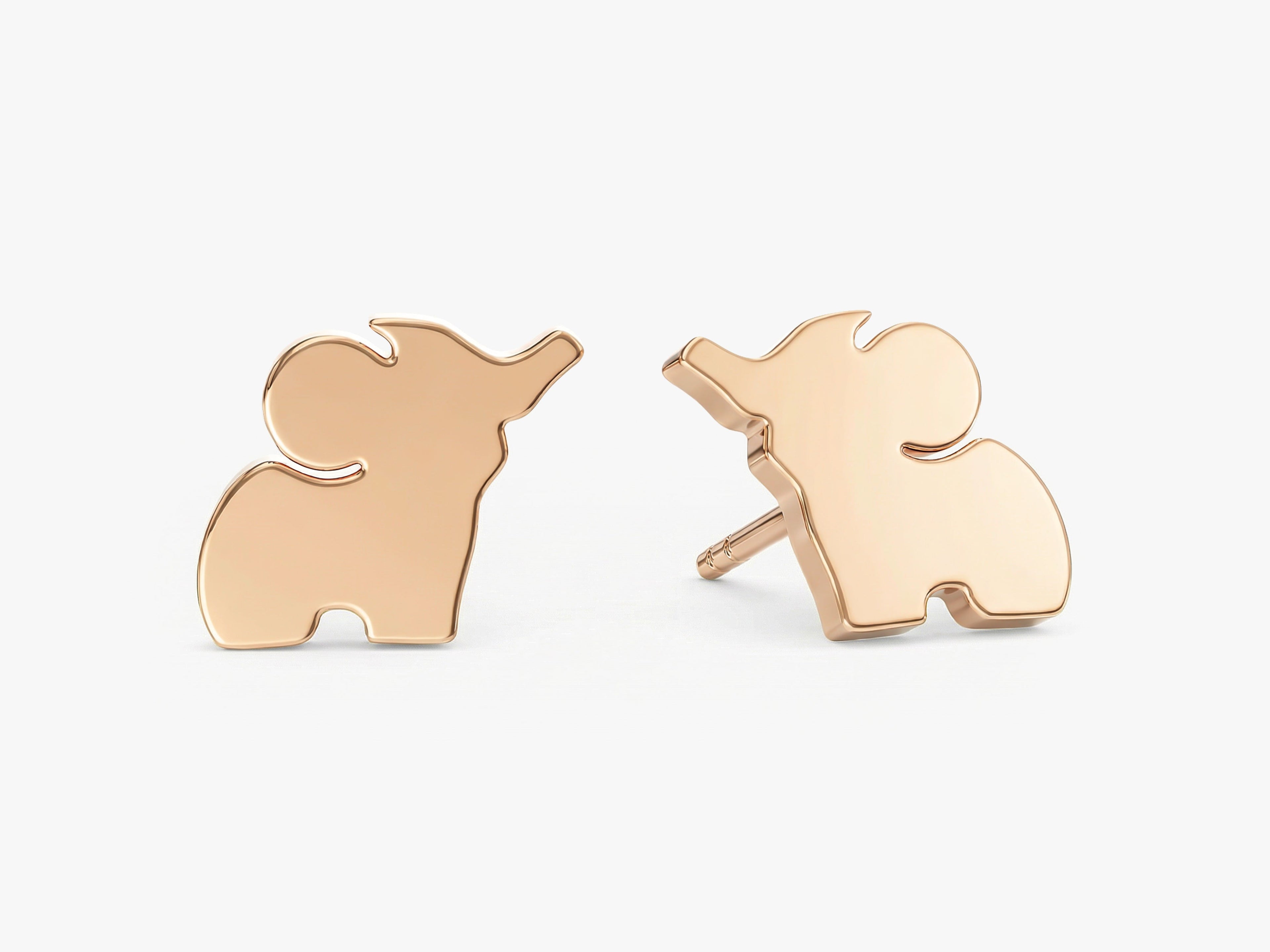 Elephant Stud Earrings