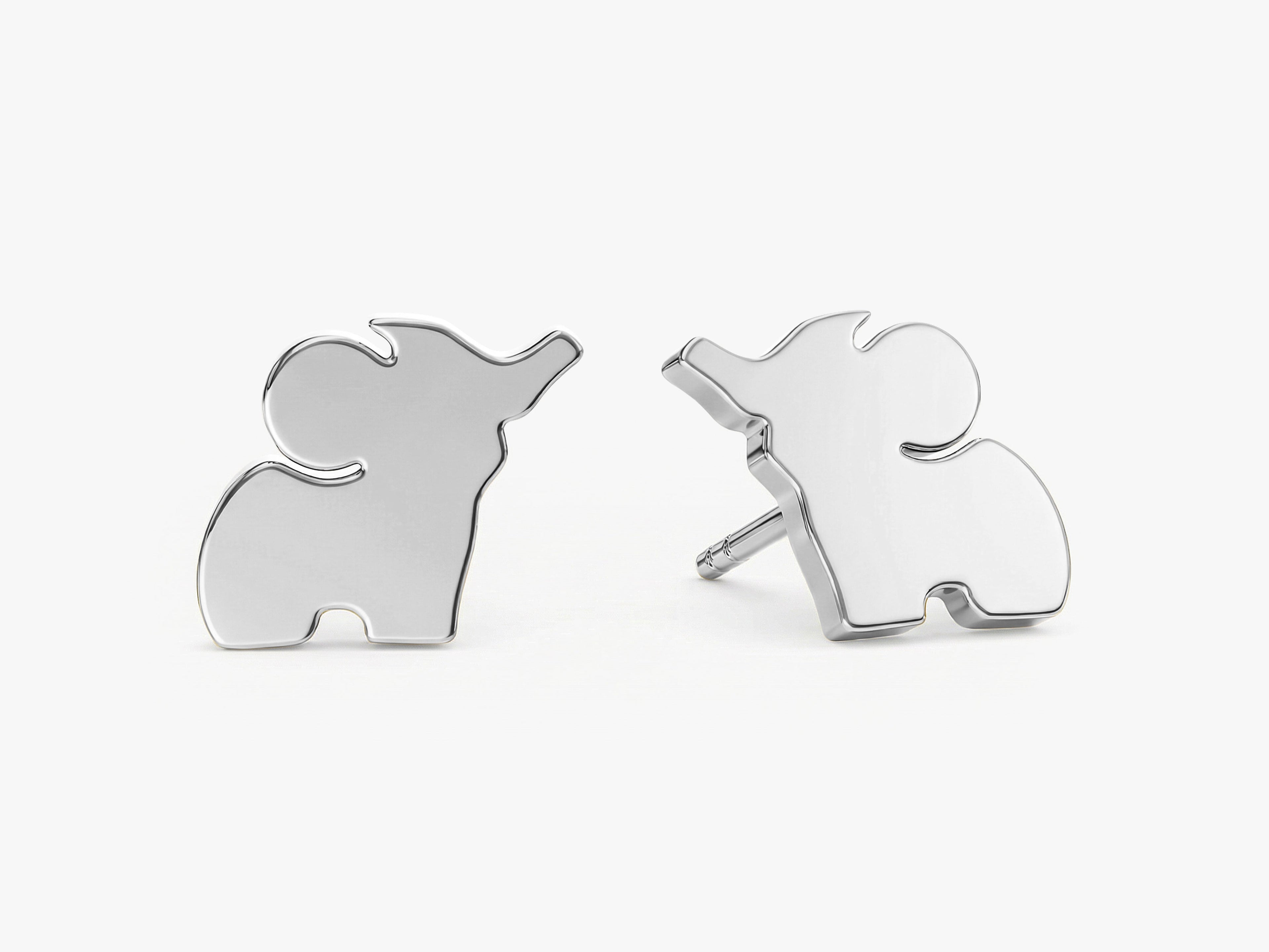 Elephant Stud Earrings