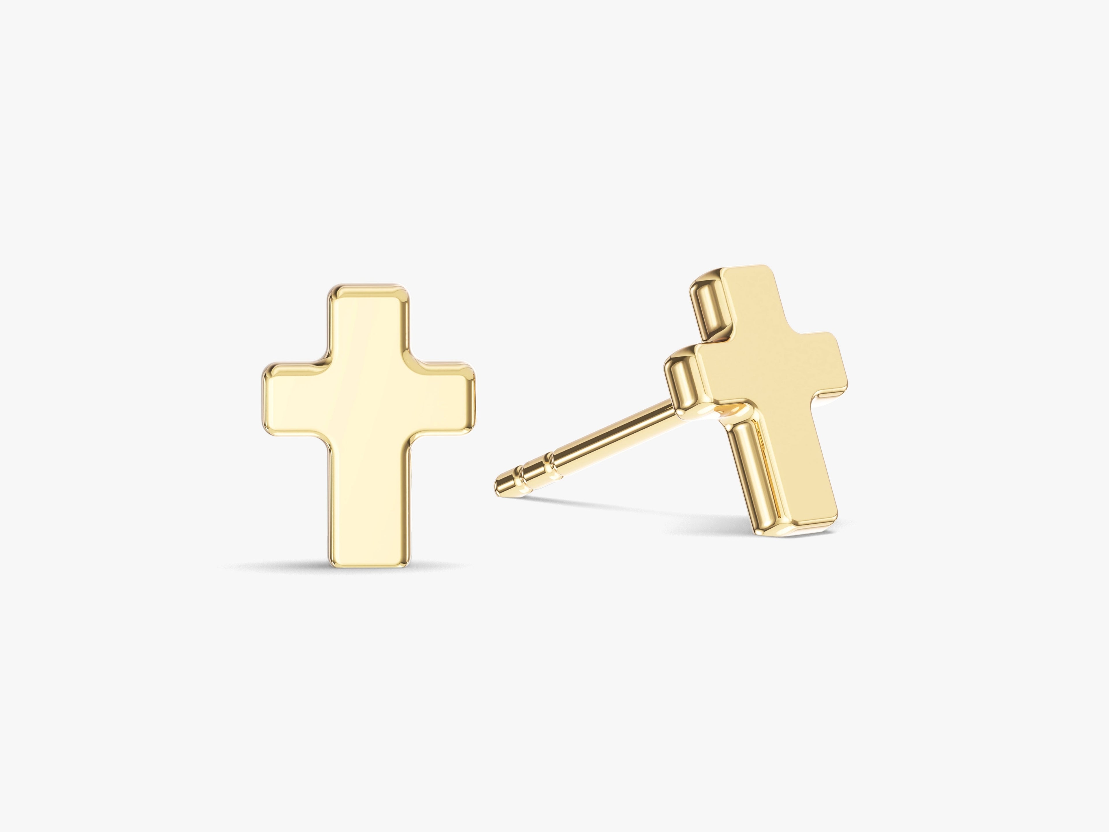 Mini Cross Stud Earrings