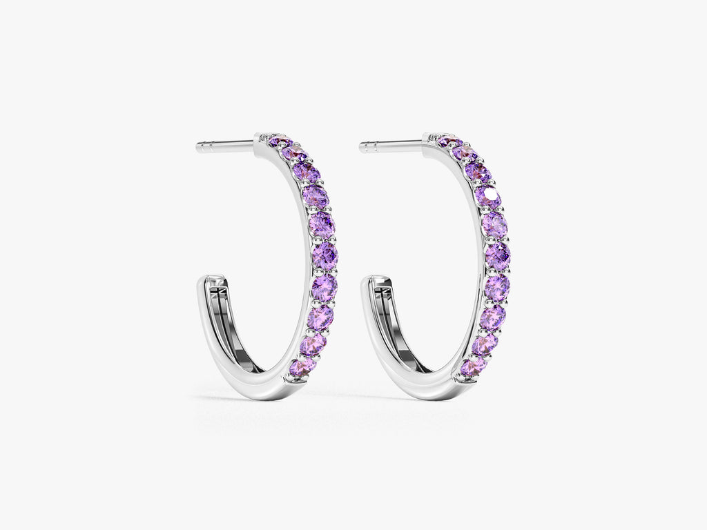 Birthstone Huggies
