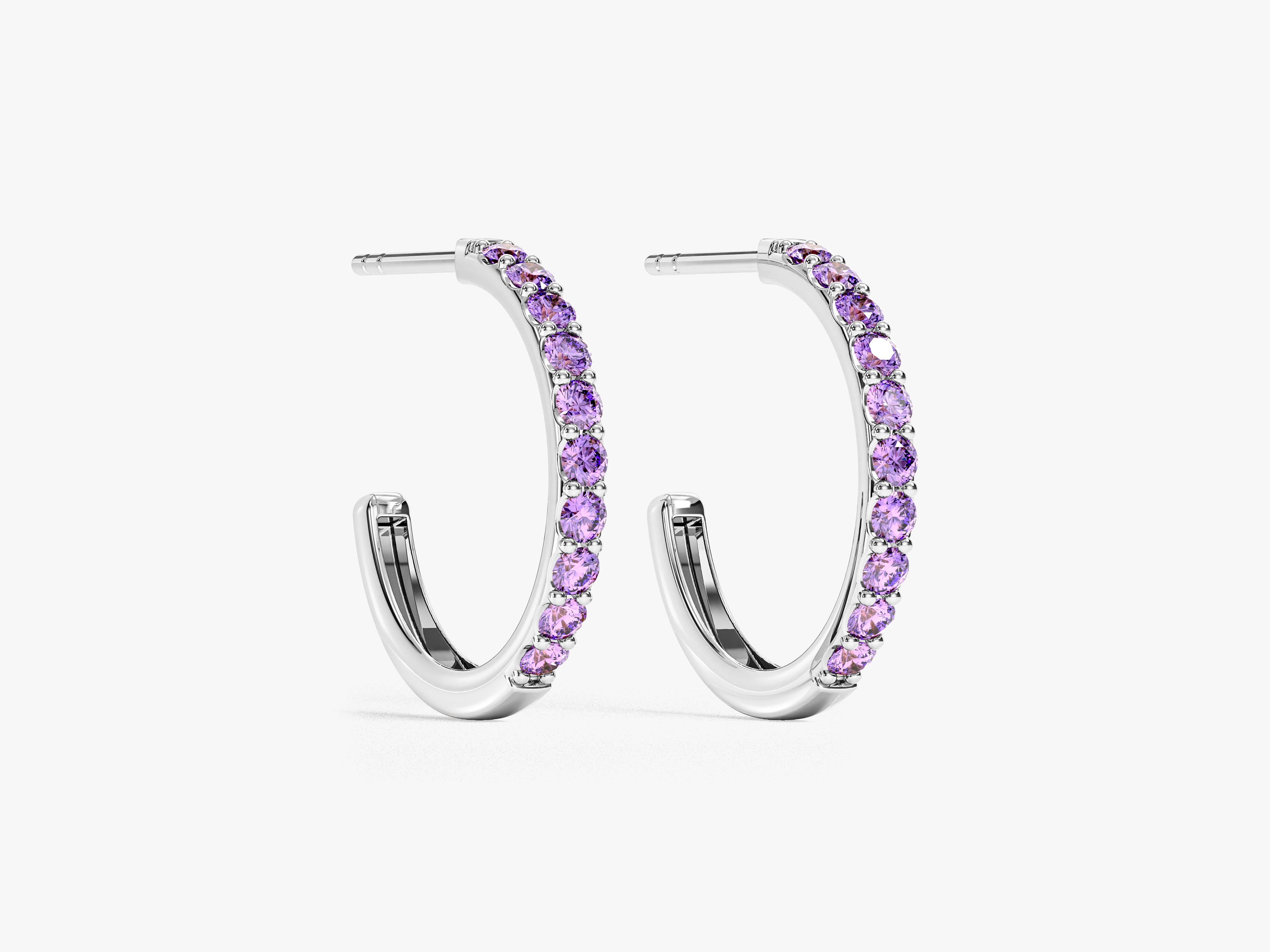 Birthstone Huggies
