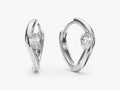 Curved Hoop Earrings