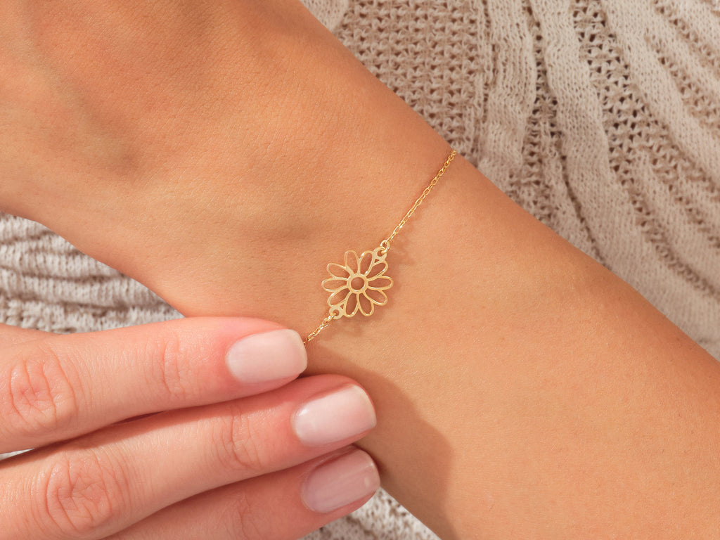 Plain Birthflower Bracelet