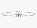 Oval Cut Multi-Stone Birthstone Bracelet
