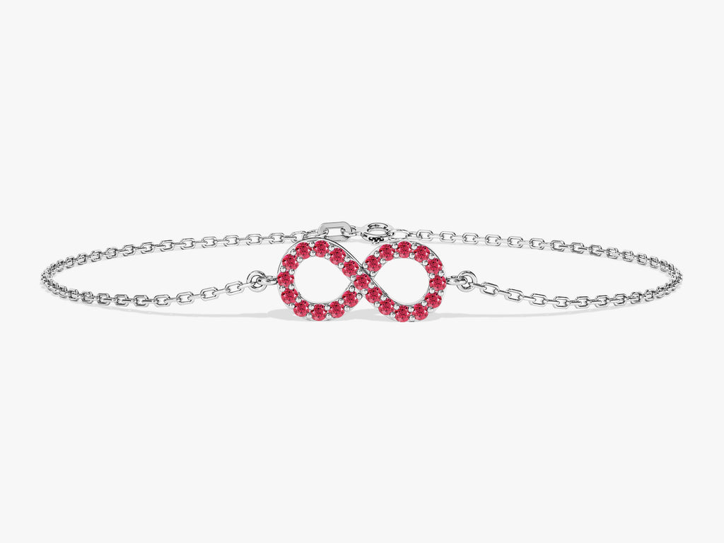 Infinity Birthstone Bracelet