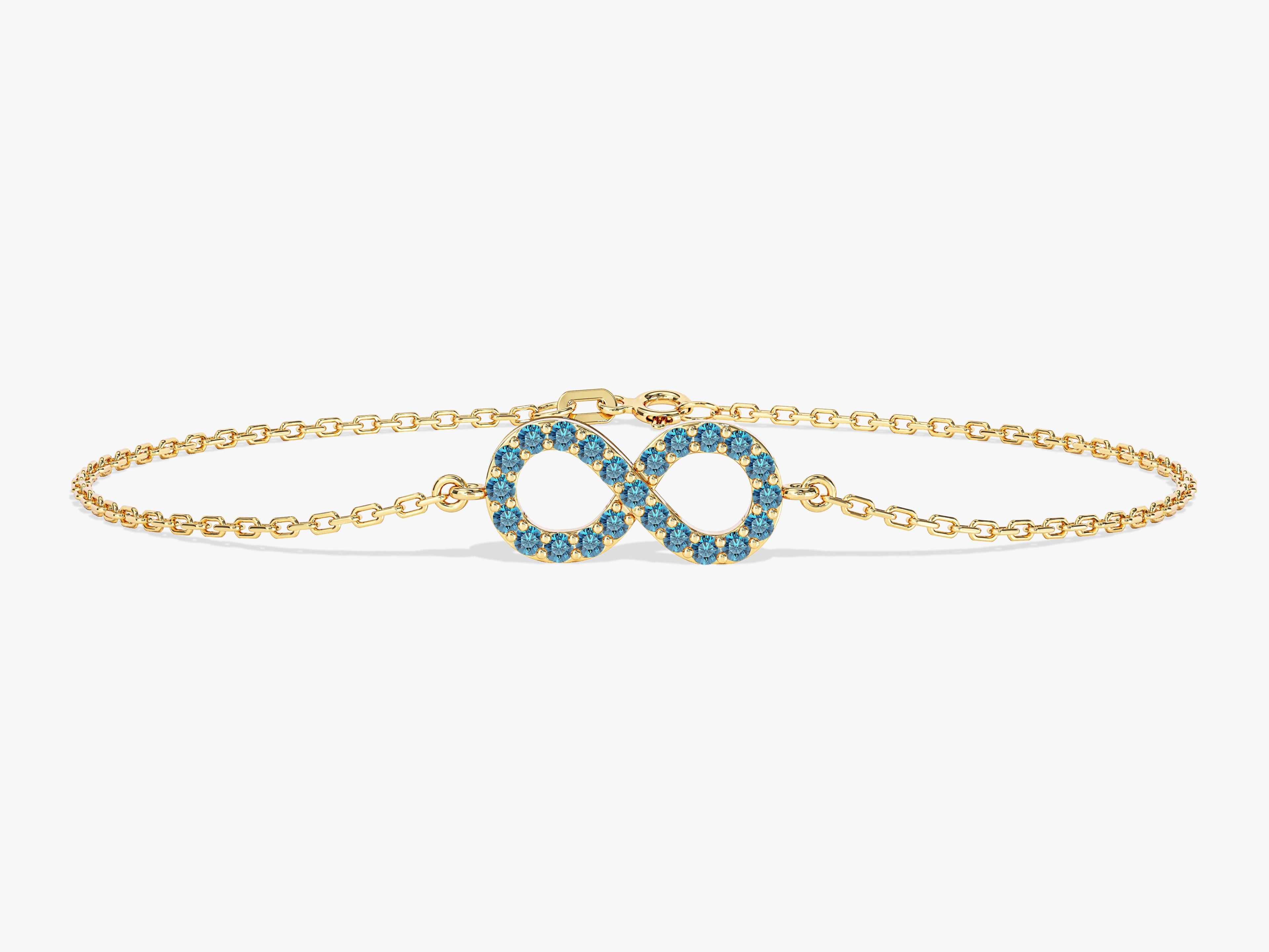 Infinity Birthstone Bracelet