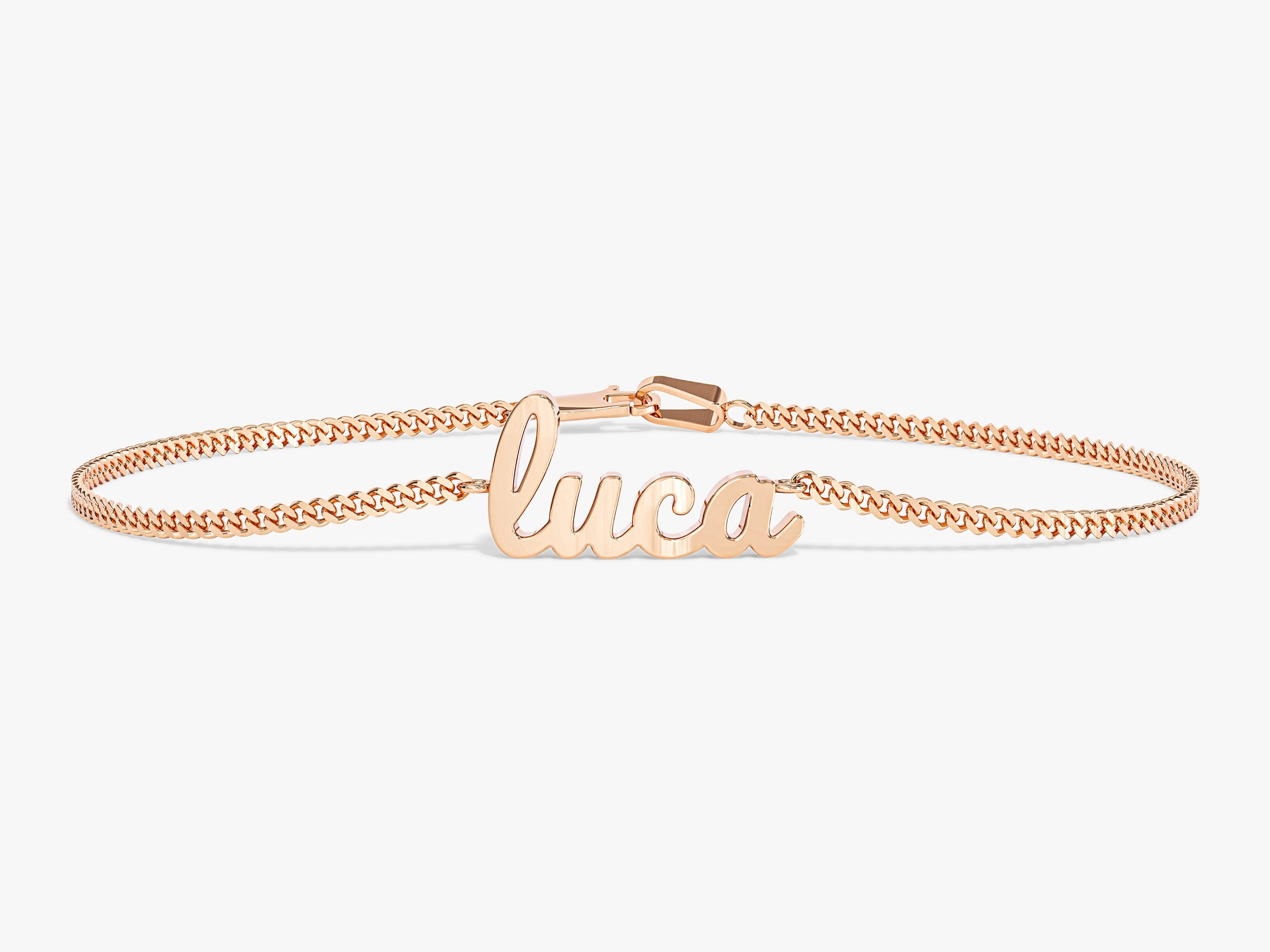 Cuban Chain Name Bracelet
