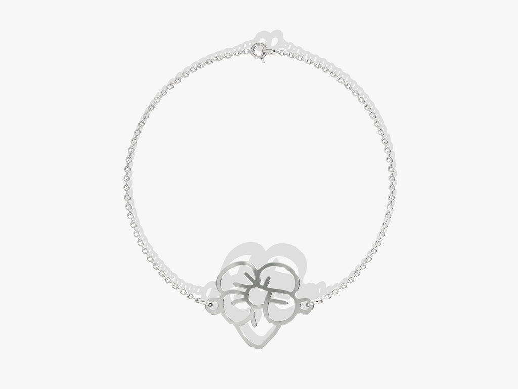 Plain Birthflower Bracelet