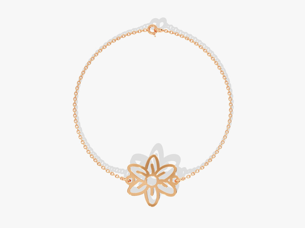 Plain Birthflower Bracelet