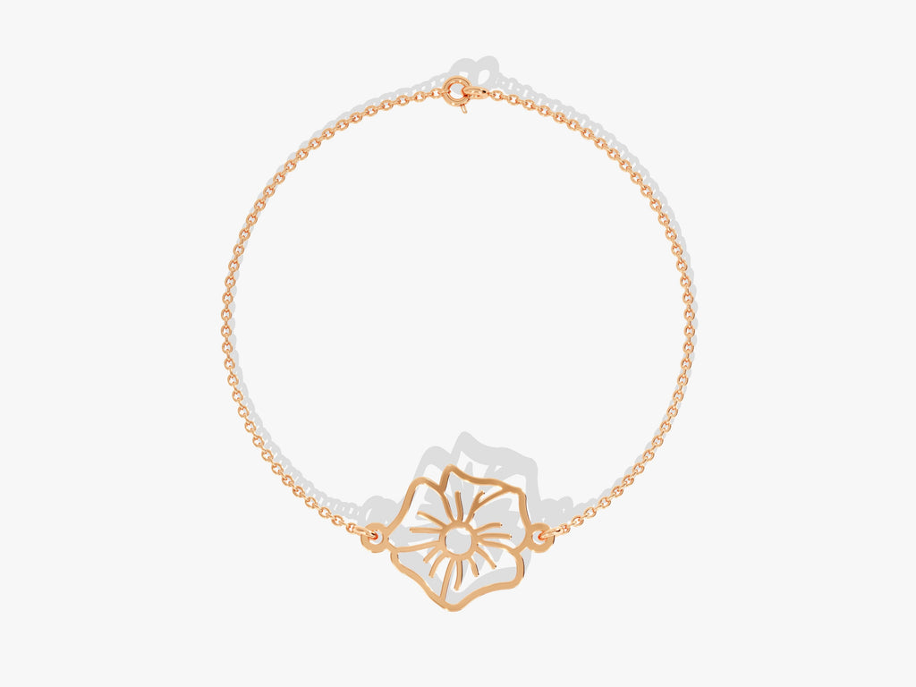 Plain Birthflower Bracelet